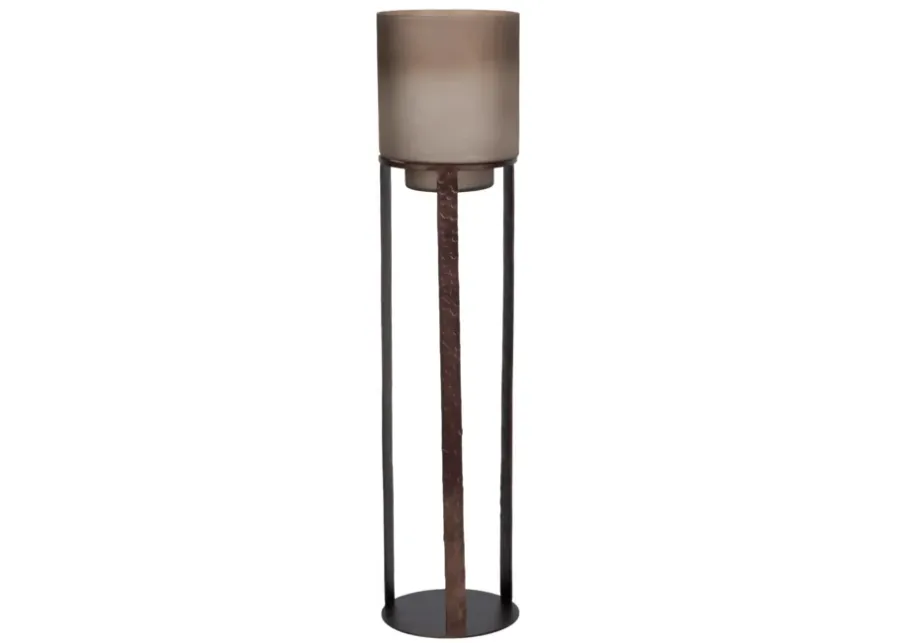 47" Lantern On Stand, Bronze