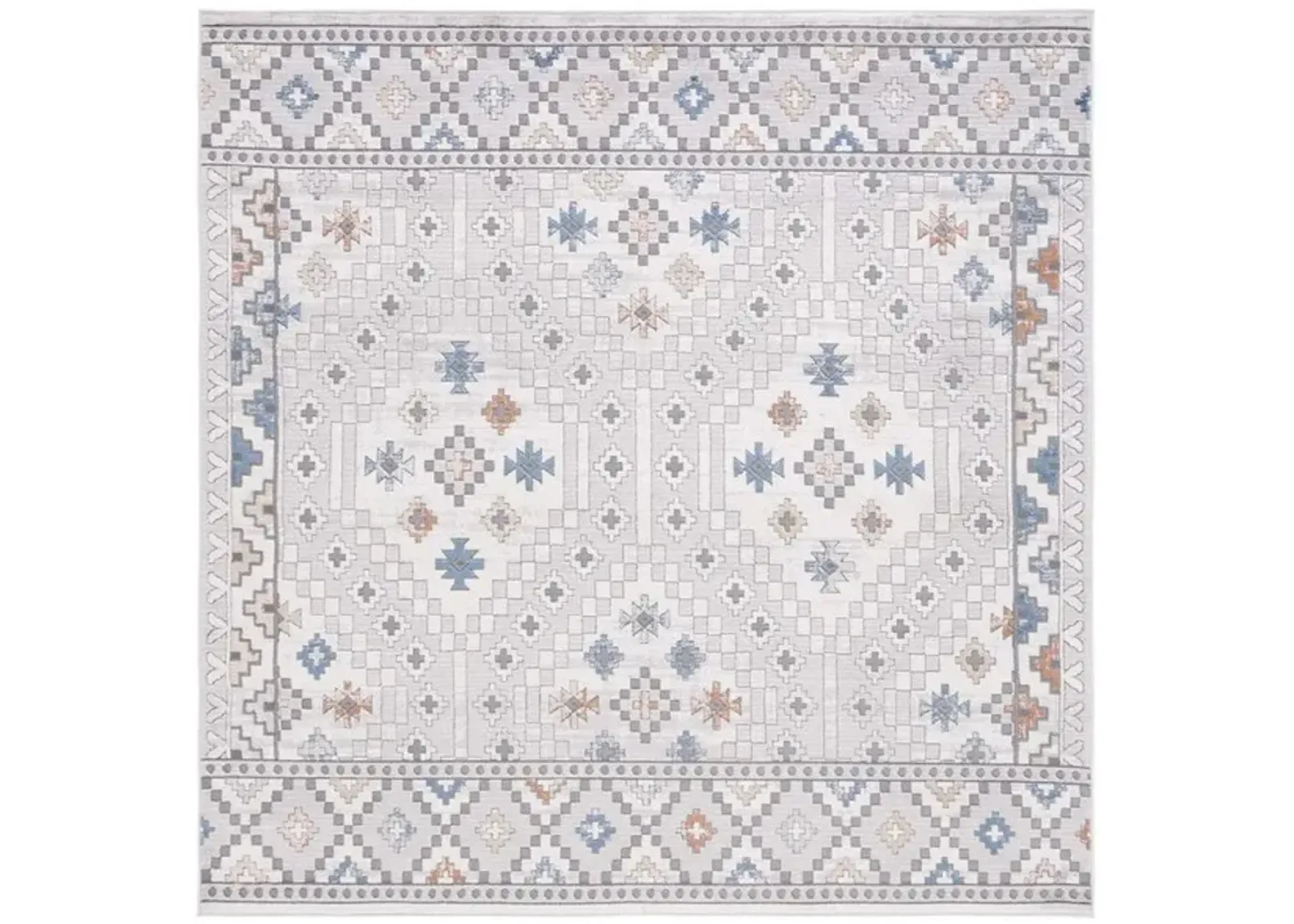 ETERNAL 224 Grey  6'-7' X 6'-7' Square Square Rug