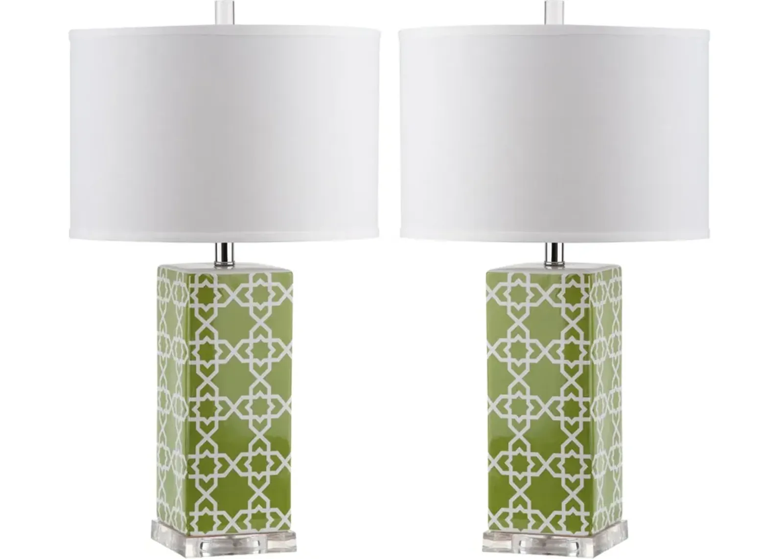 Quatrefoil 27-Inch H Table Lamp - Set of 2