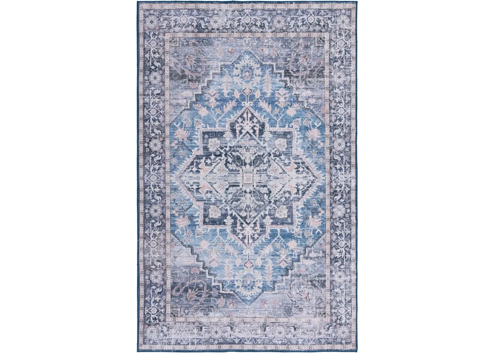 TUCSON 137 M/W S/R BLUE  2'-6' x 4' Accent Rug