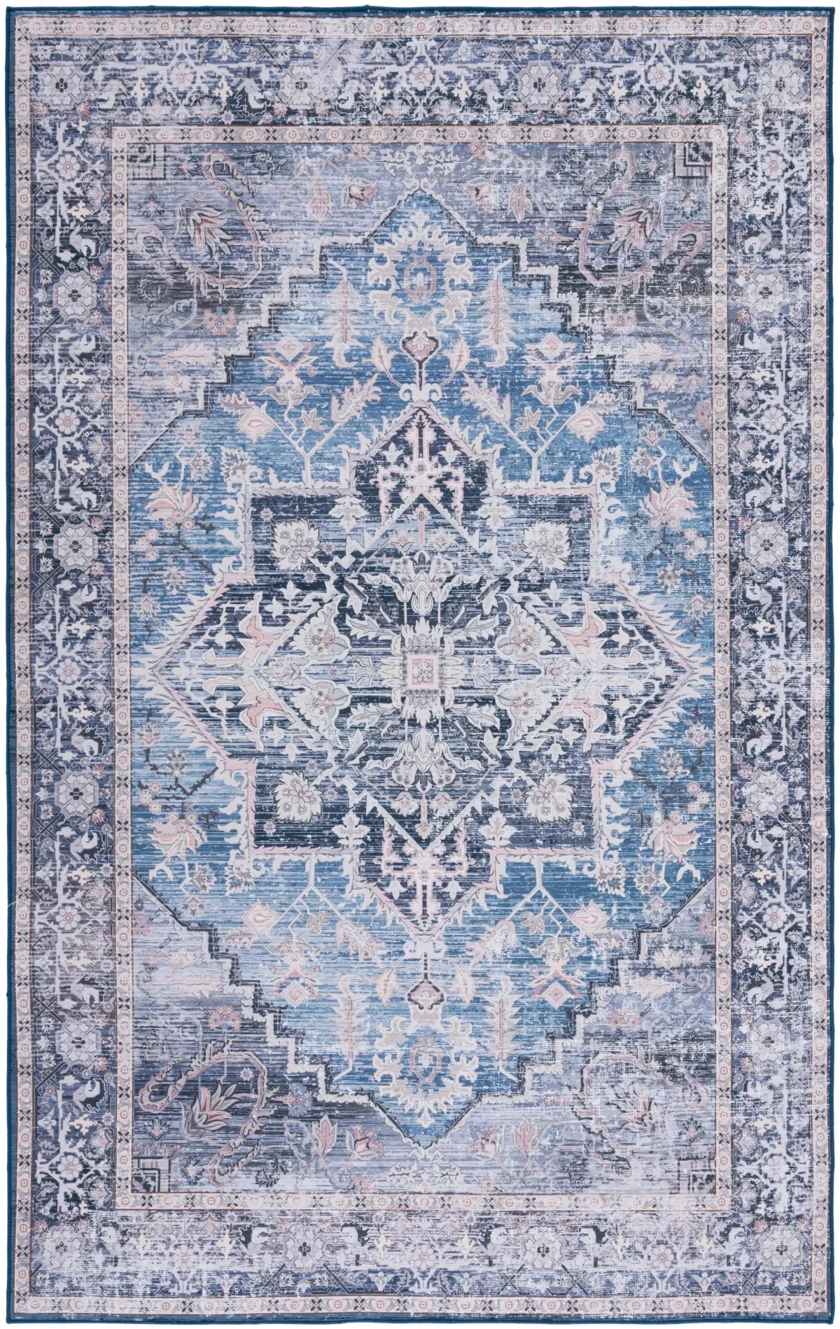 TUCSON 137 M/W S/R BLUE  2'-6' x 4' Accent Rug