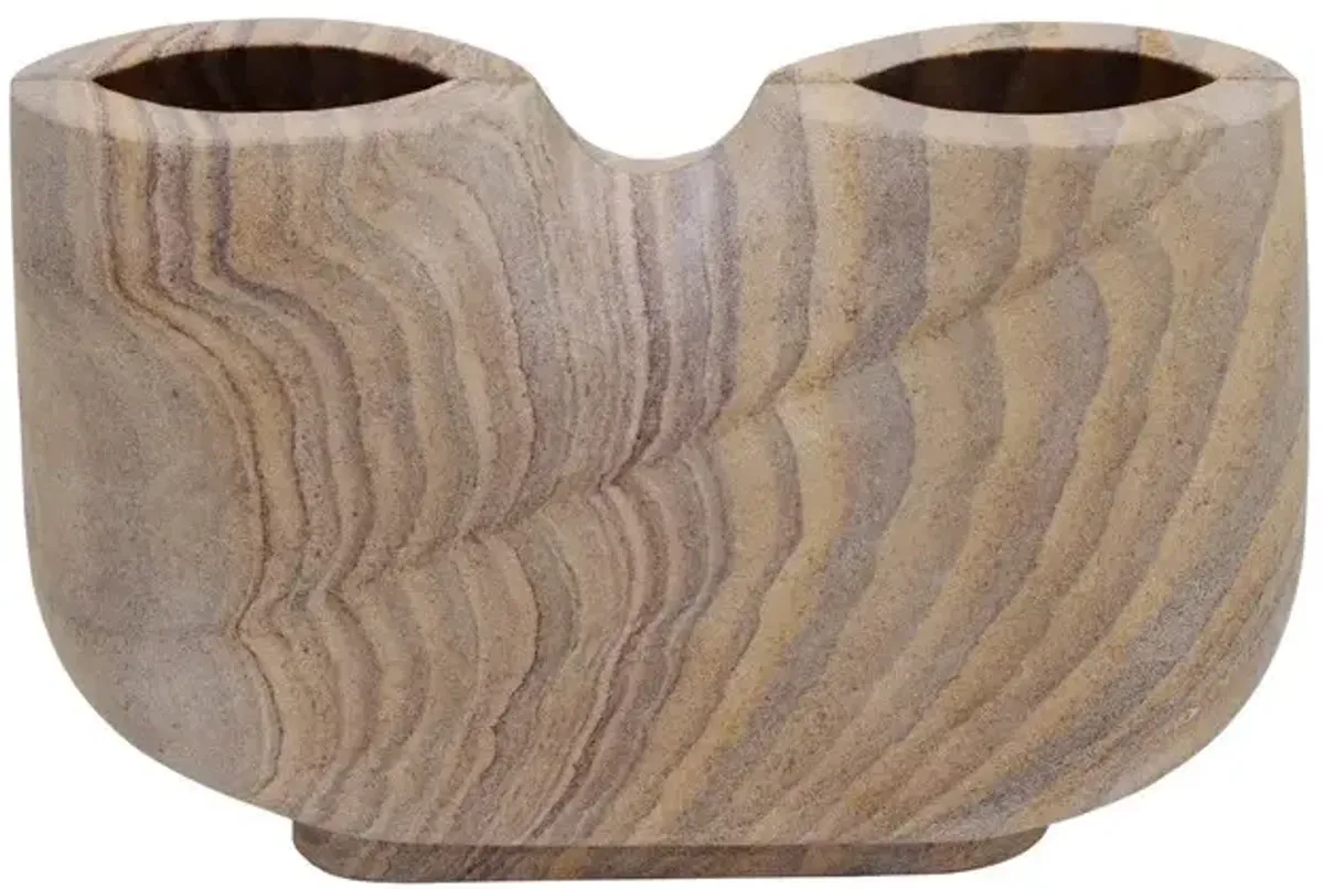 Saava Rainbow Stone Novelty Vase