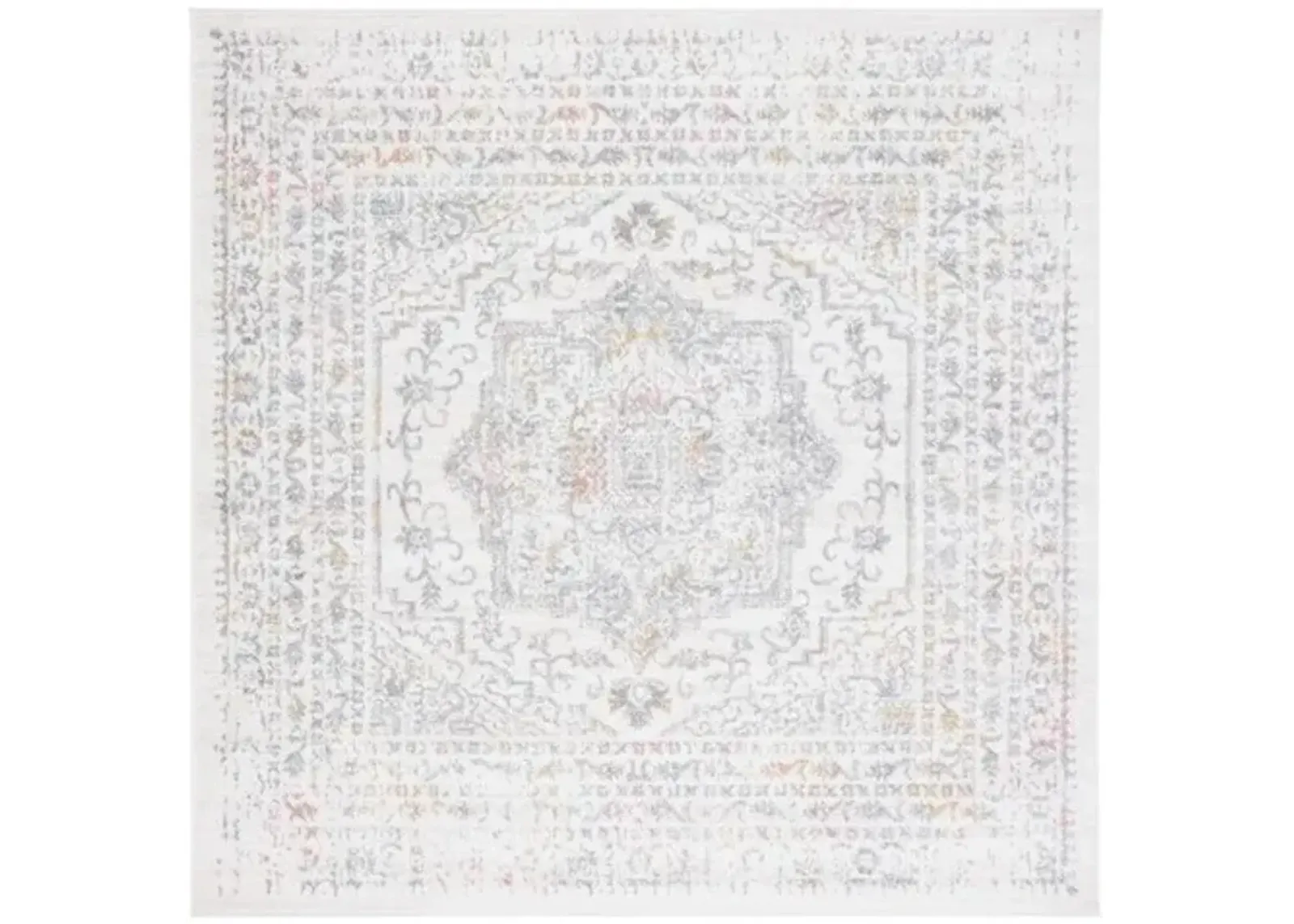 LAYLA 103  Pink 6'-7' X 6'-7' Square Square Rug