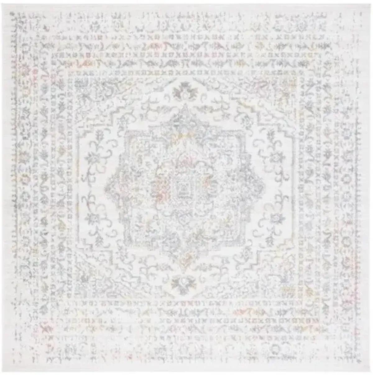 LAYLA 103  Pink 6'-7' X 6'-7' Square Square Rug