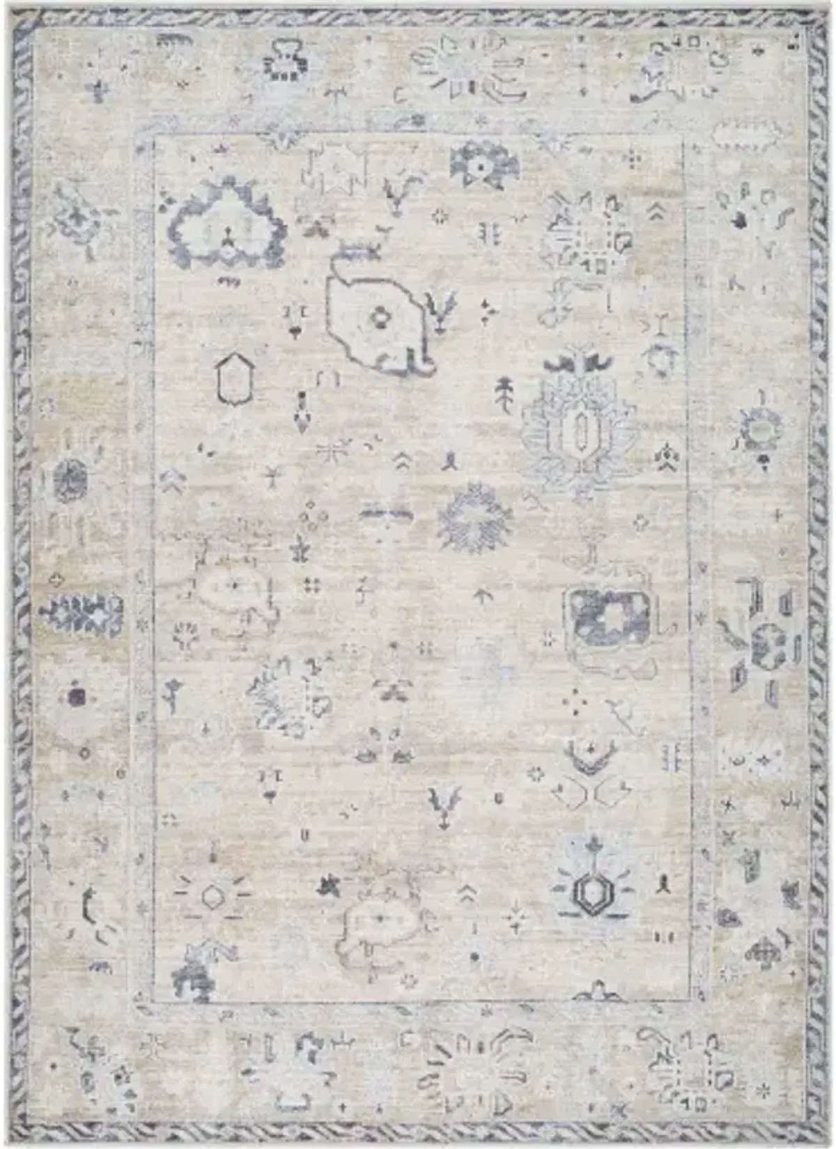 Marlon MLO-2306 2'1" x 3'9" Machine Woven Rug