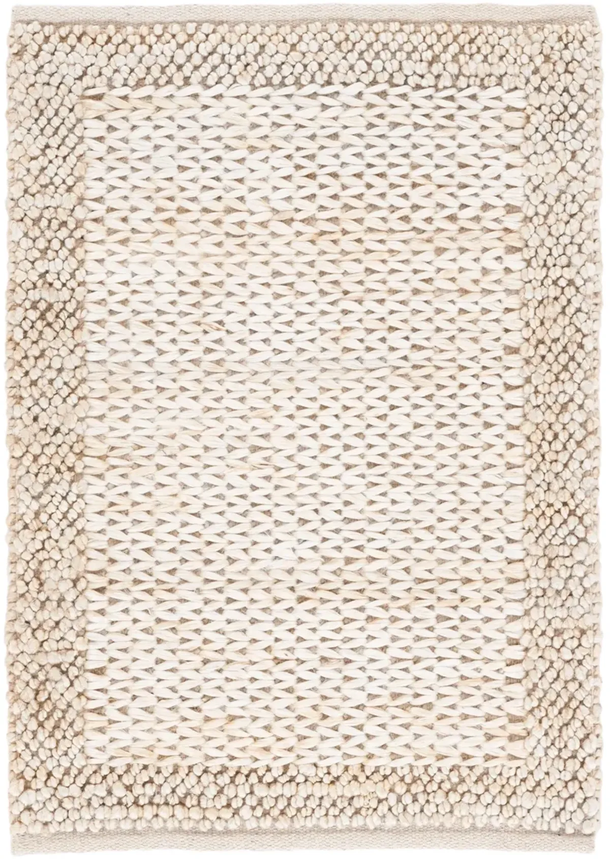 NATURAL FIBER Hand Woven 5' x 8' area rug