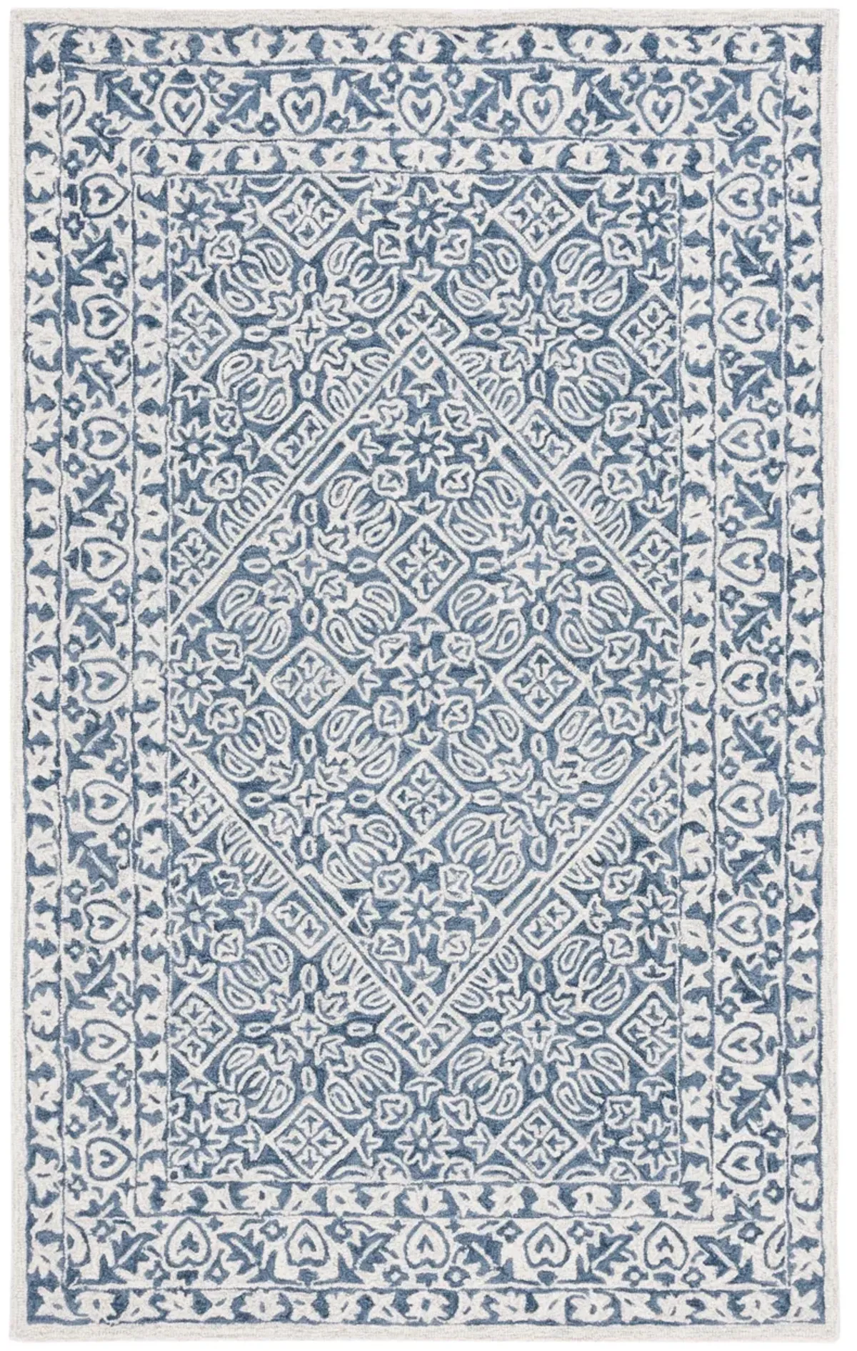 DIP DYE Hand Tufted 4' x 6' area rug