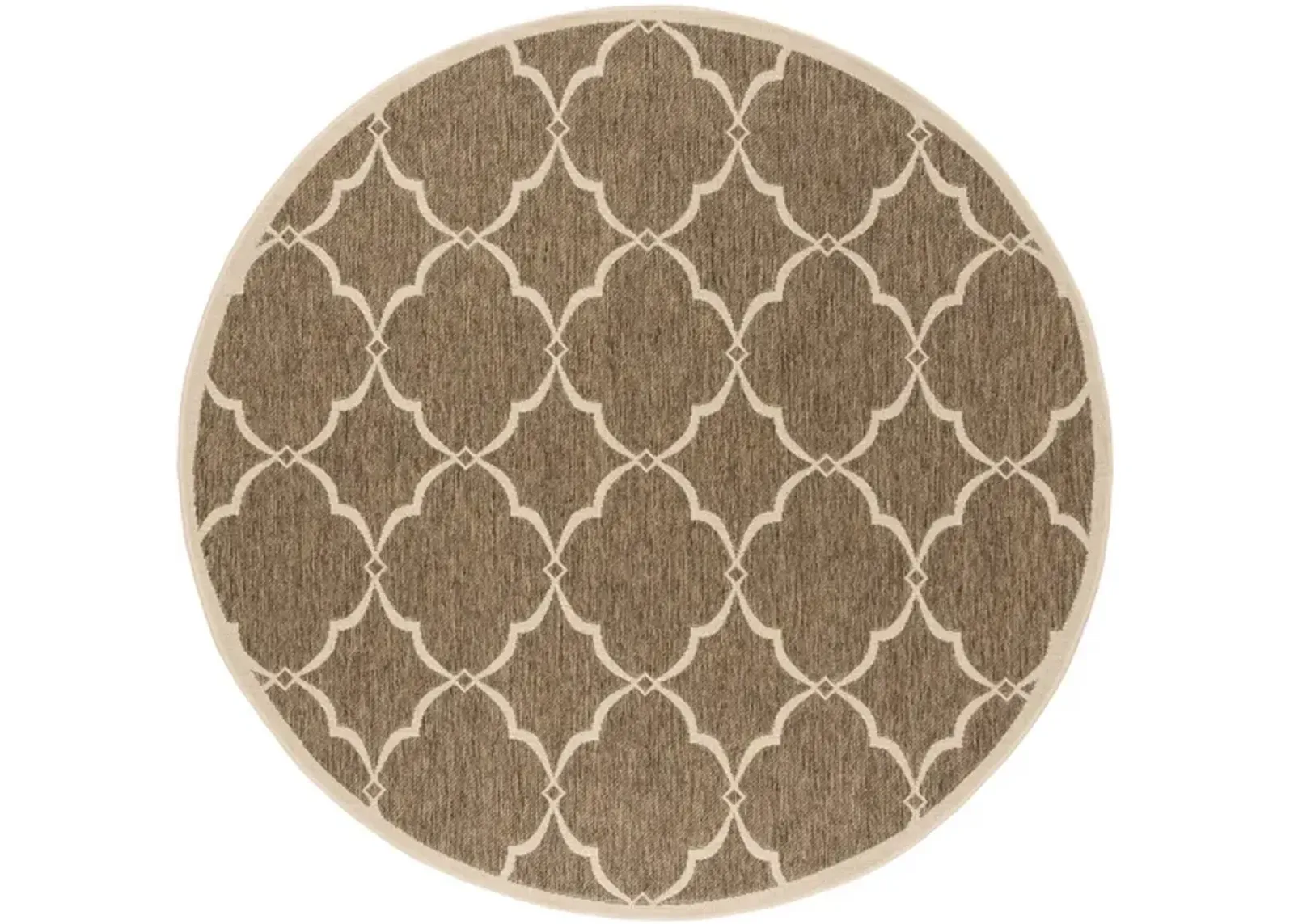 Safavieh BEACH HOUSE Collection BHS125D-6R Beige / Cream 6'-7" X 6'-7" Round