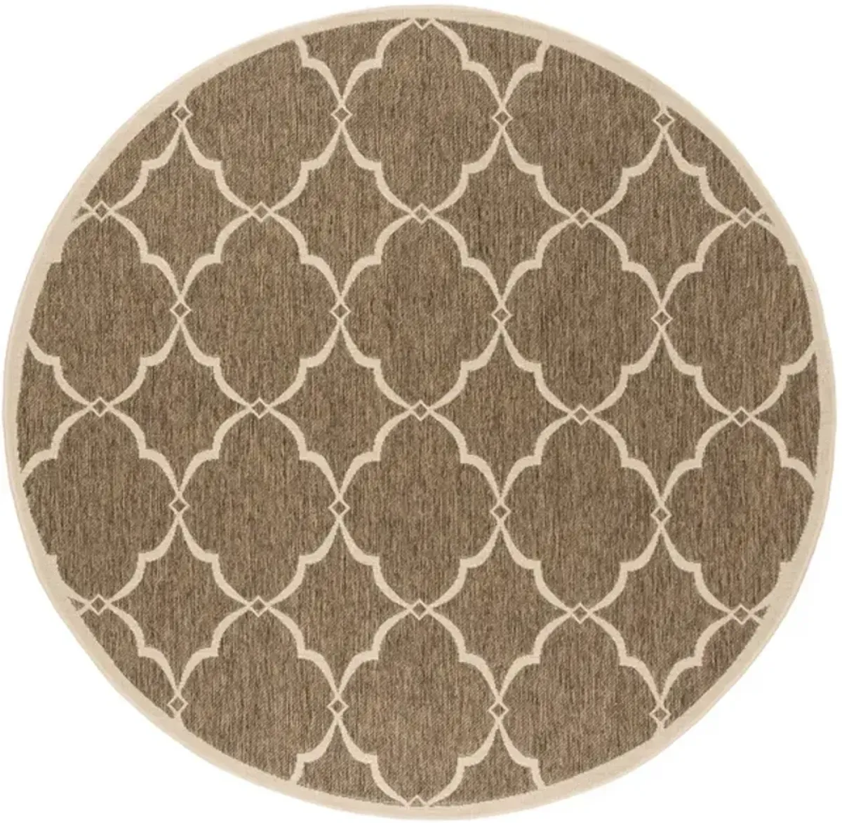 Safavieh BEACH HOUSE Collection BHS125D-6R Beige / Cream 6'-7" X 6'-7" Round