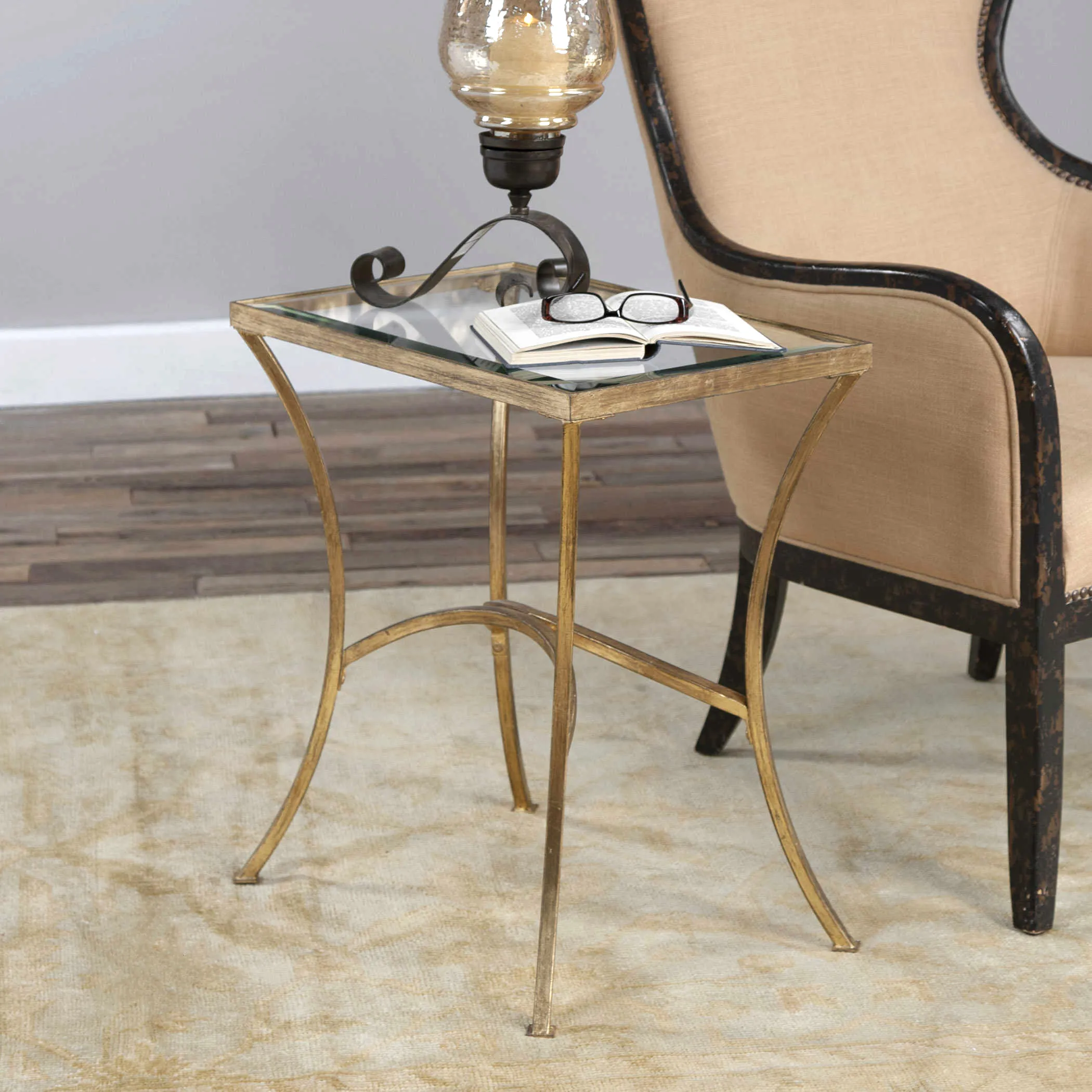 Alayna Gold End Table