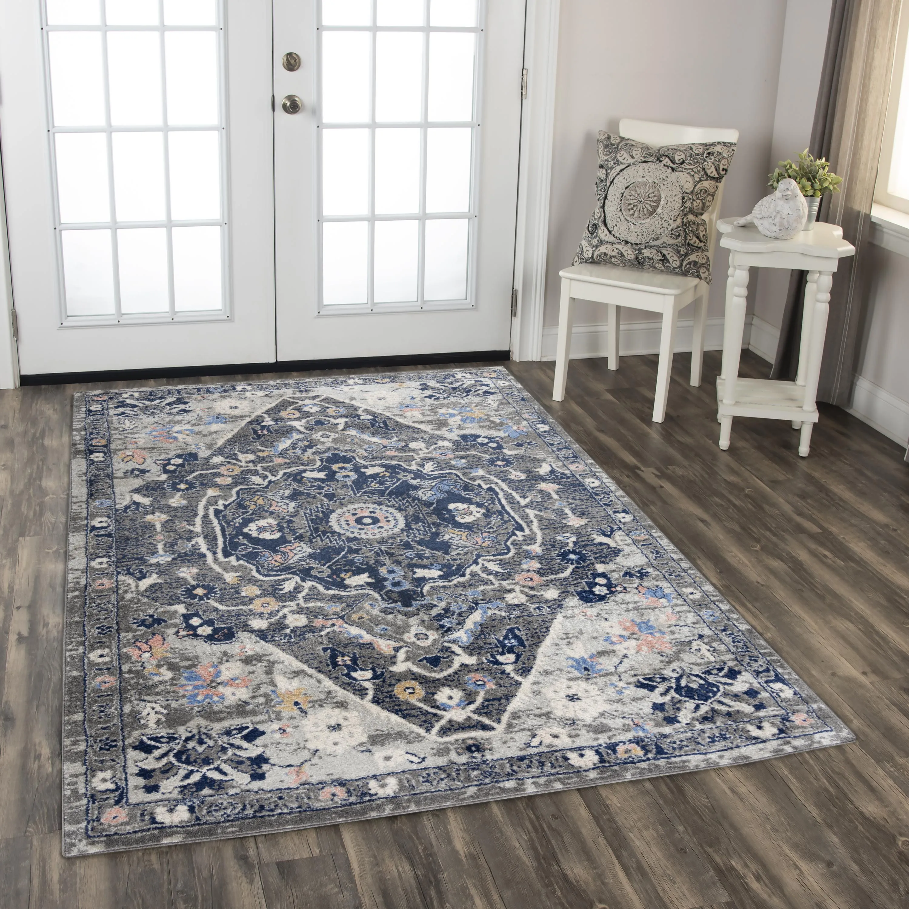 Marquise Dk.Gray  Polypropylene  8'0"x9'6" Rectangle Rug