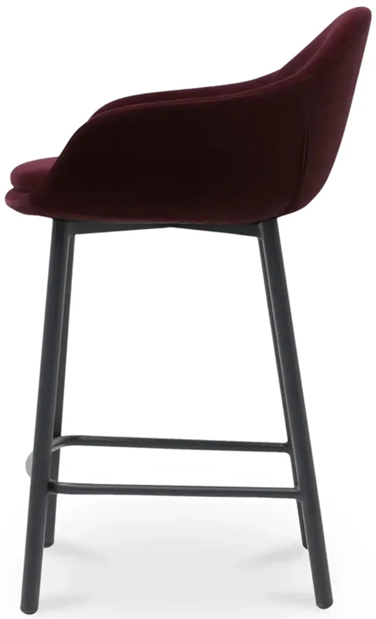 Emily Counter Stool Wine Velvet