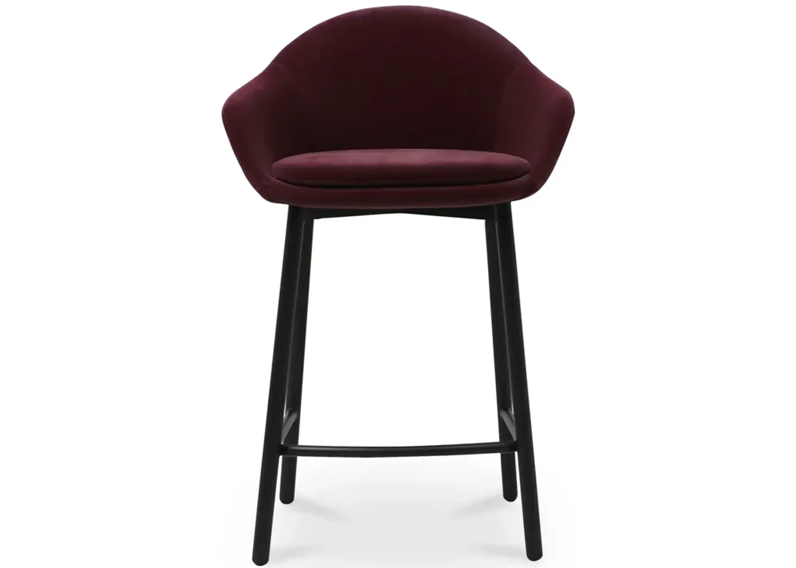 Emily Counter Stool Wine Velvet