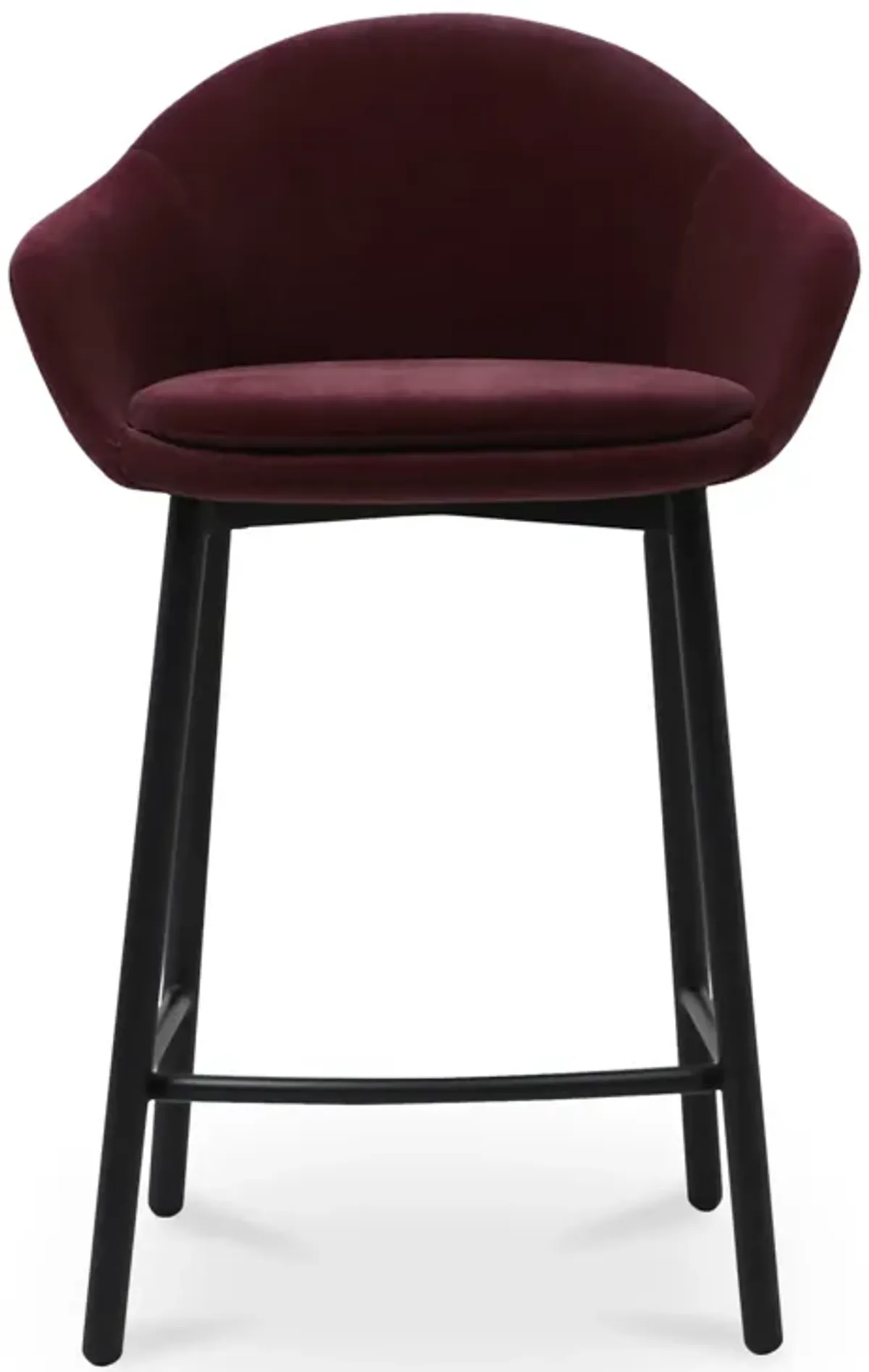 Emily Counter Stool Wine Velvet