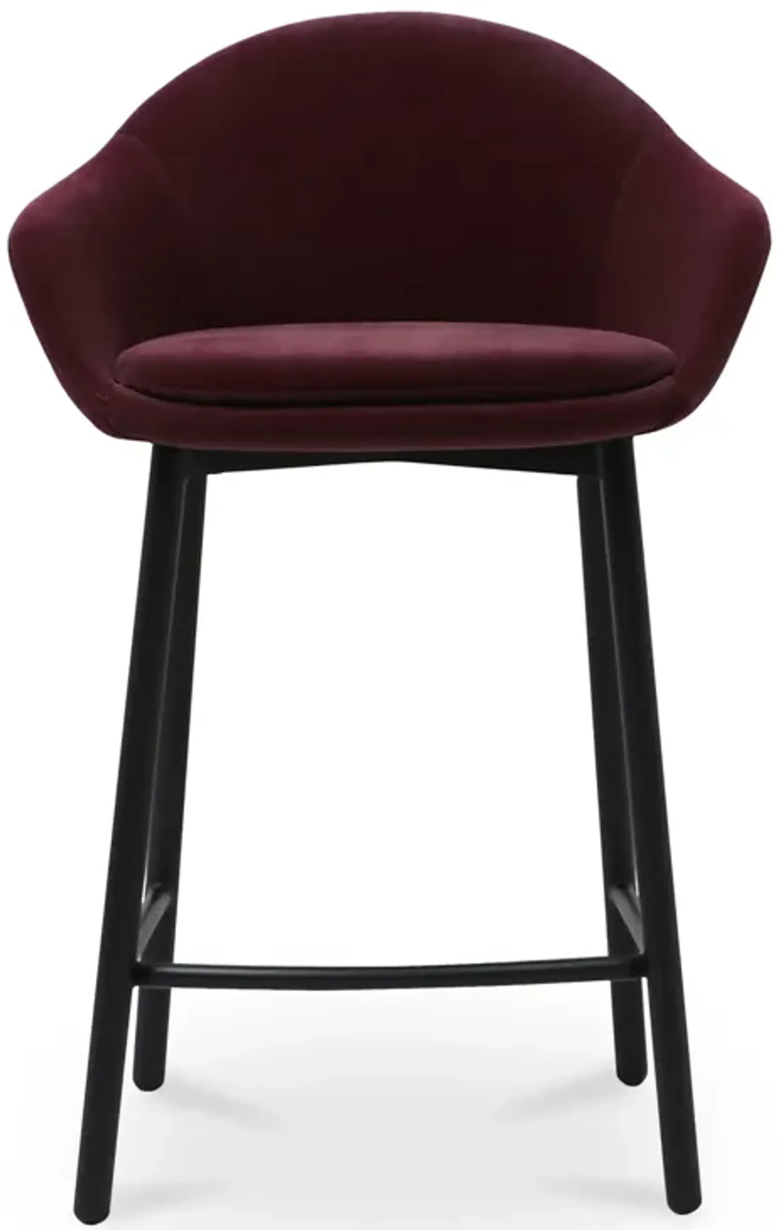 Emily Counter Stool Wine Velvet