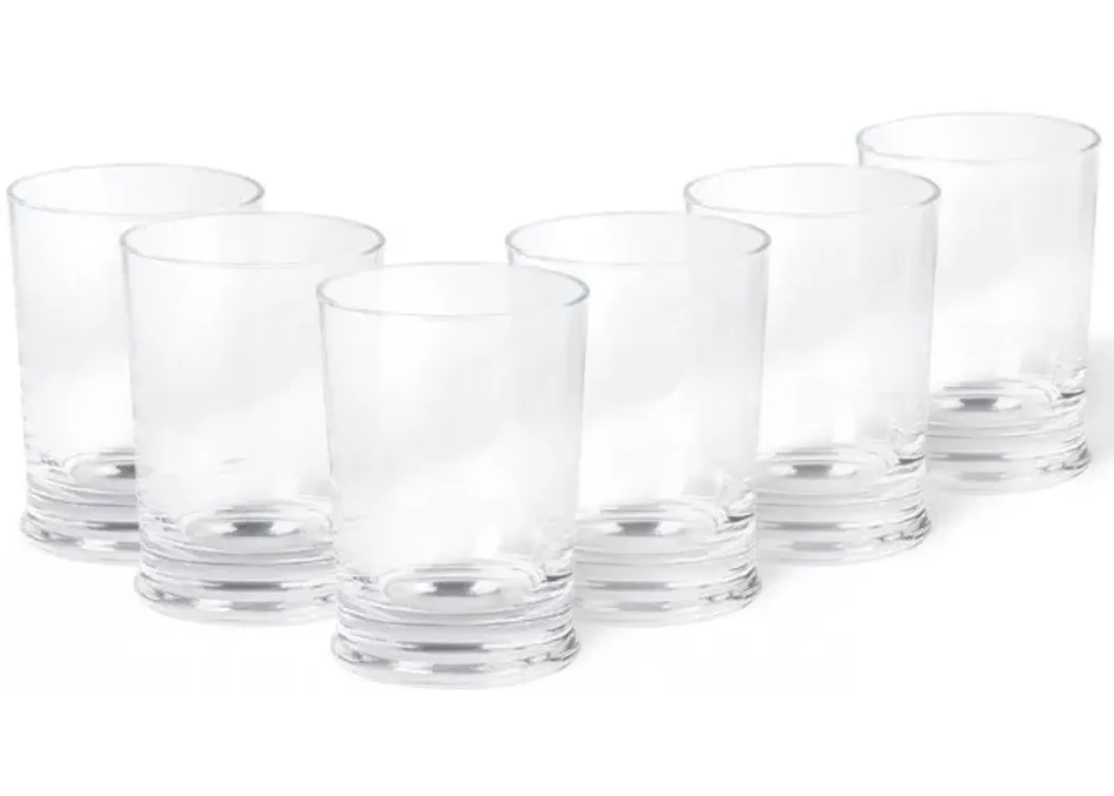 Terrazza Clear Set/6 tumblers