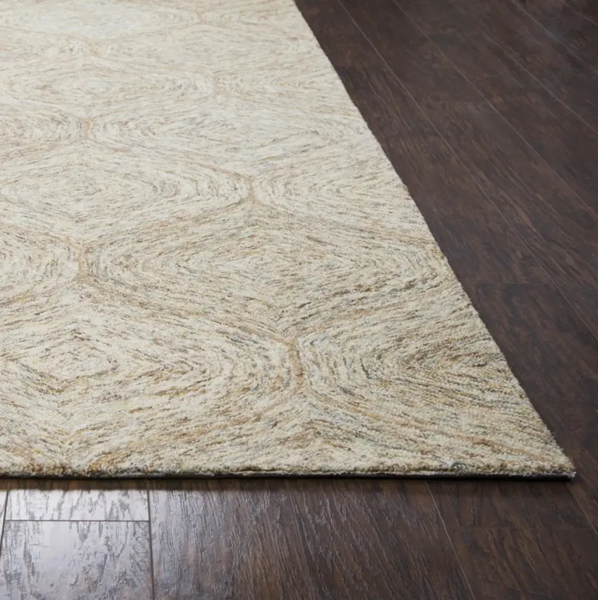 Brindleton Brown/Ivory Tweed Wool 2'6" x 8' Runner Rug