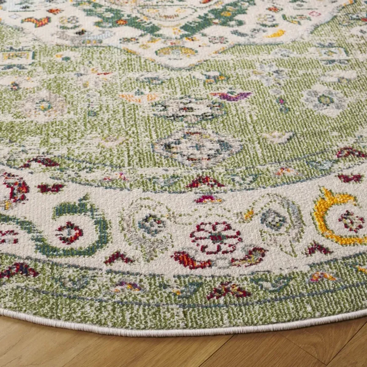 MADISON 468 SAGE  6'-7' x 6'-7' Round Round Rug