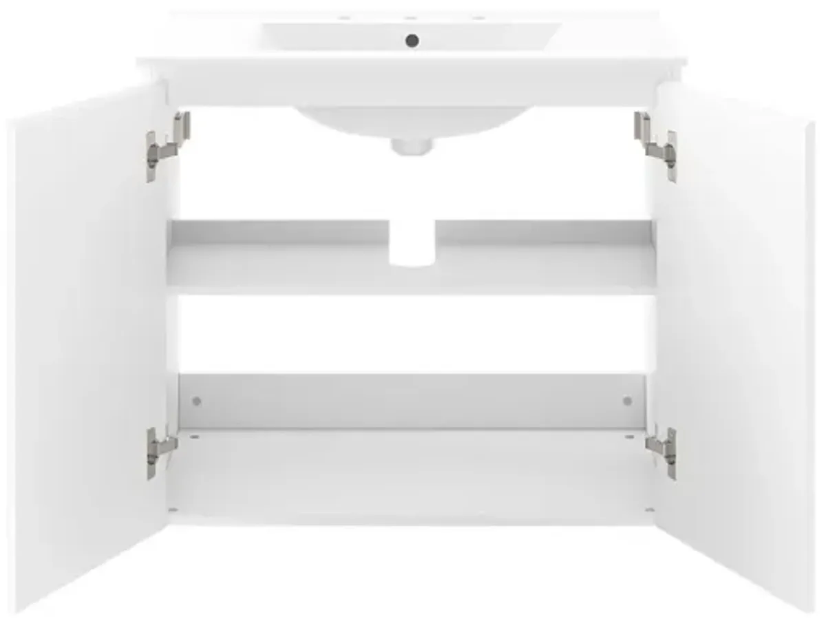 Bryn 30" Wall-Mount Bathroom Vanity