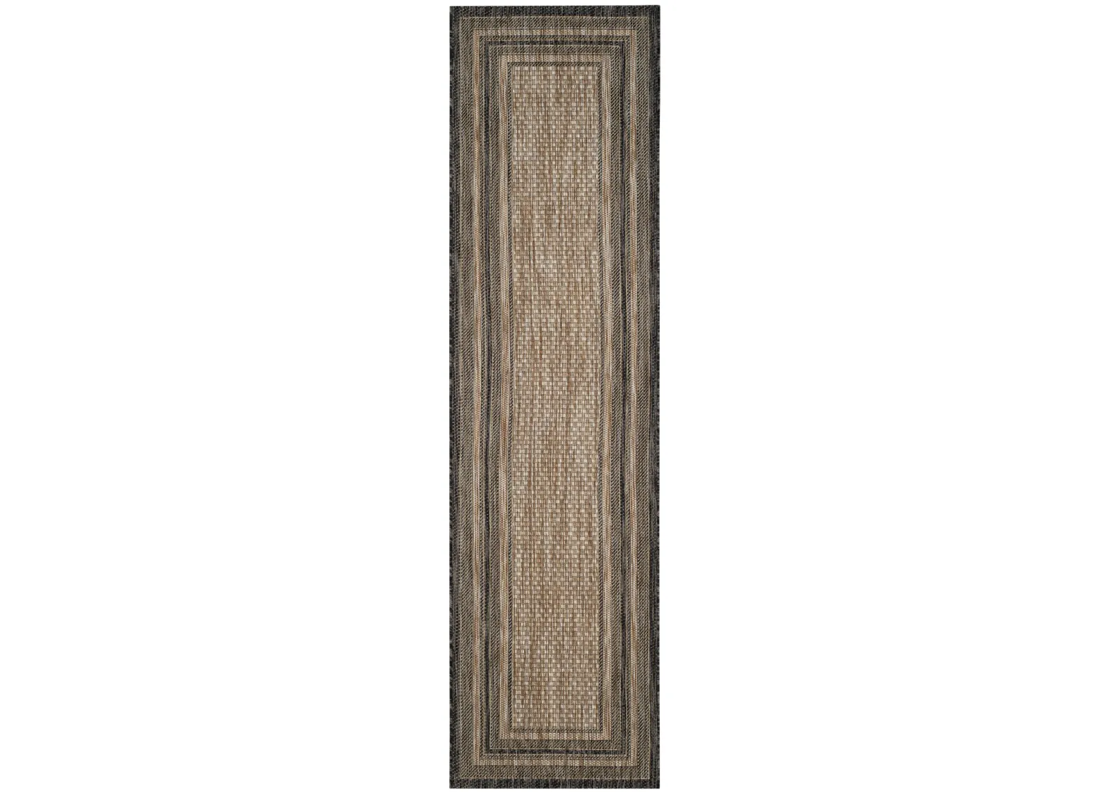 COURTYARD 8475 NATURAL  2'-3' x 22' Runner Rug