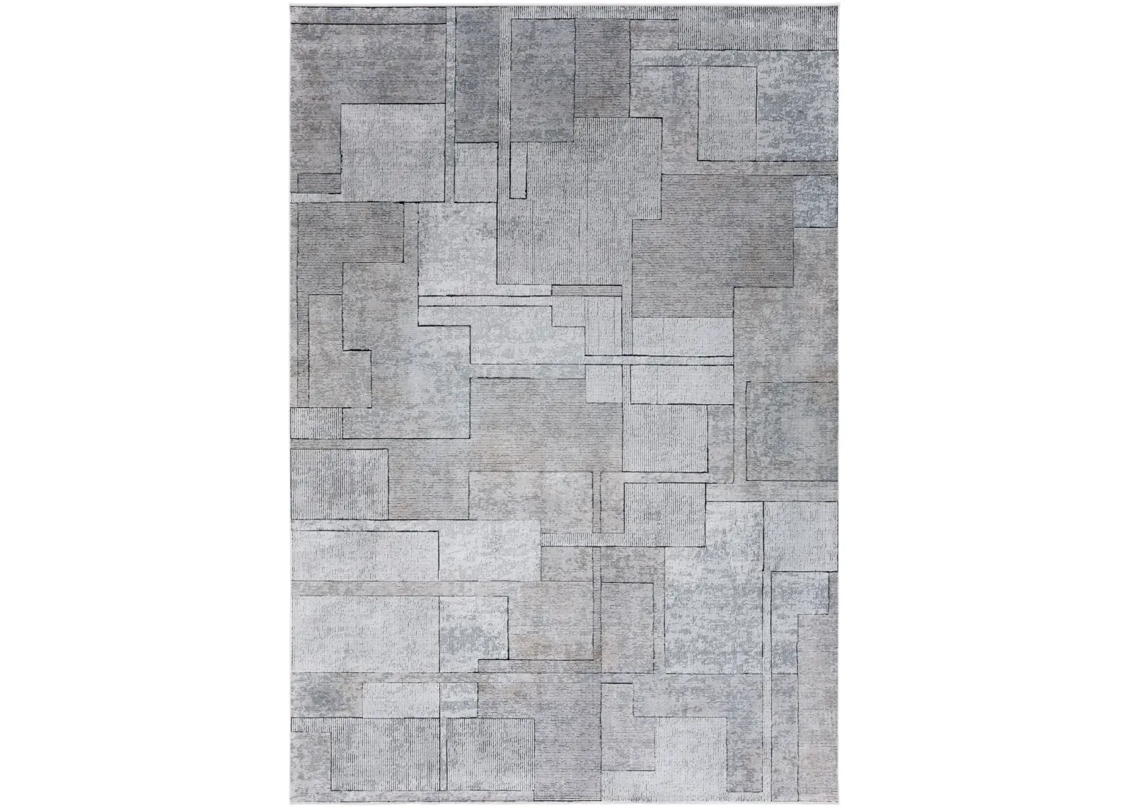 SIGNATURE 730 GREY  8' x 10' Large Rectangle Rug