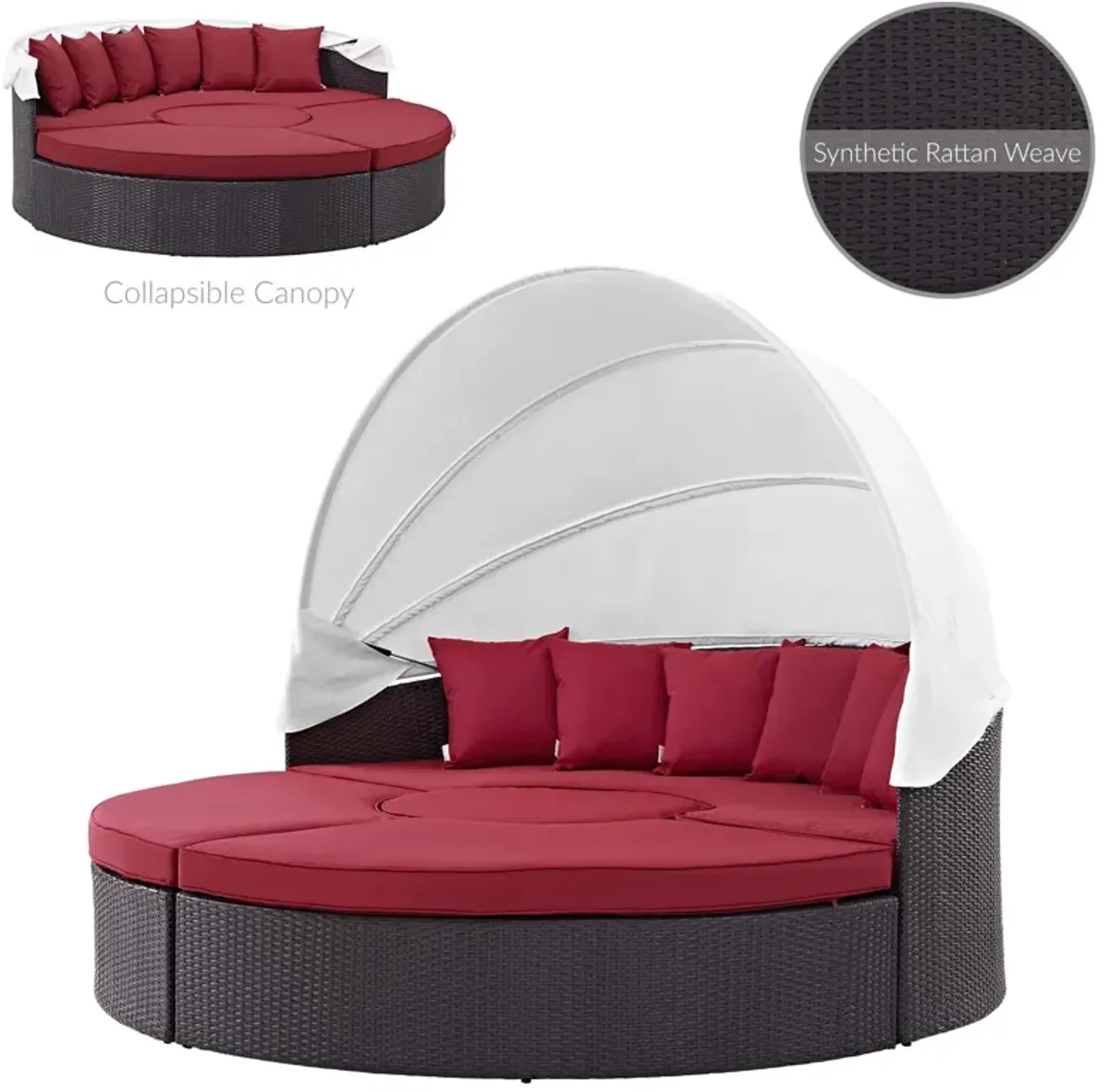 Quest Canopy Outdoor Patio Daybed