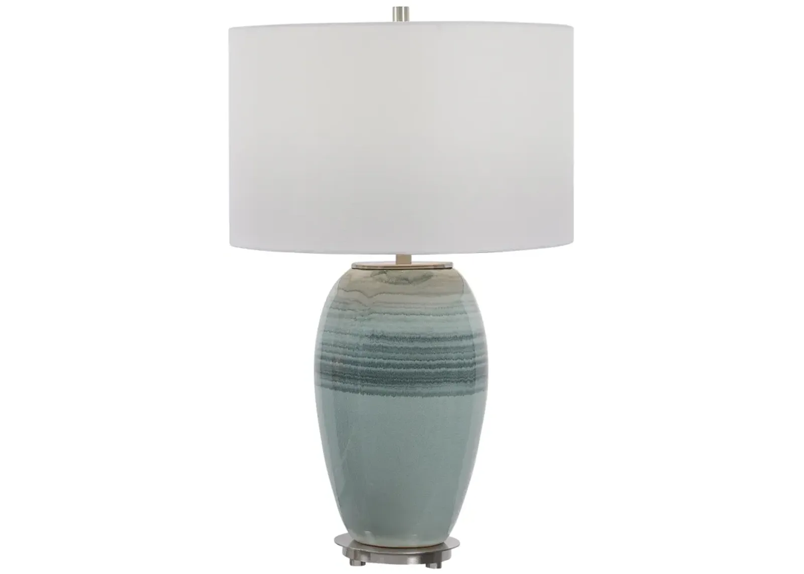 Caicos Teal Table Lamp