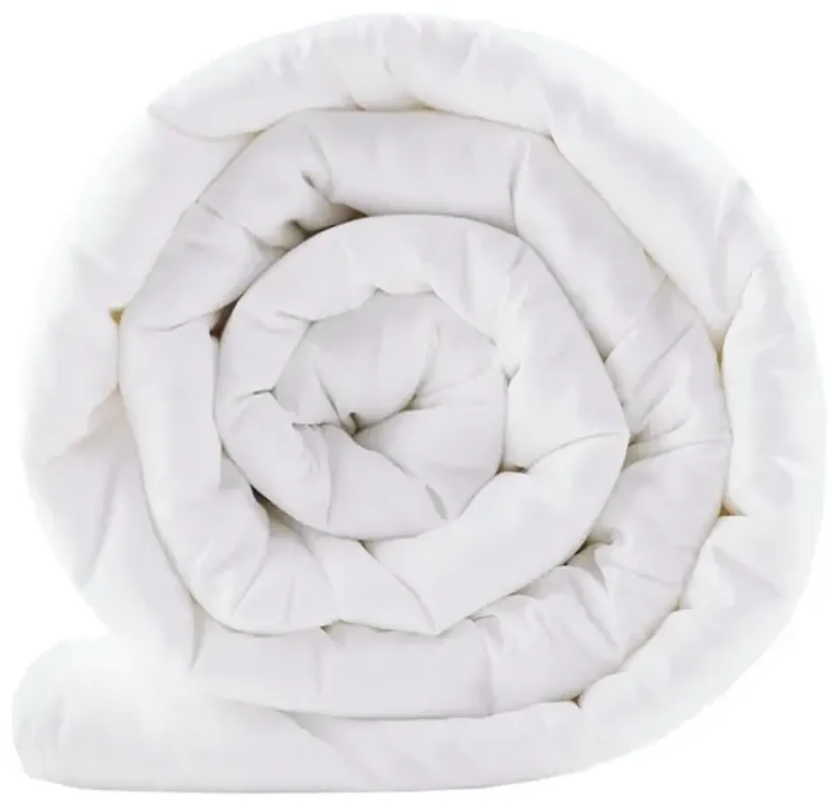 Sleep Philosophy Level 2: Warmer White Cotton Down Alternative Featherless Comforter