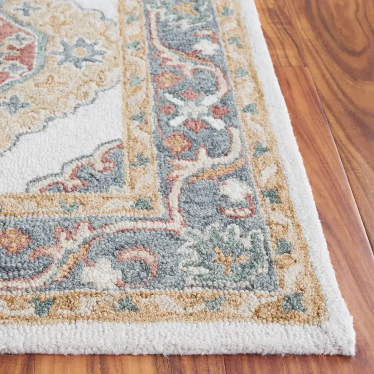 METRO 378 IVORY  6' x 6' Square Square Rug