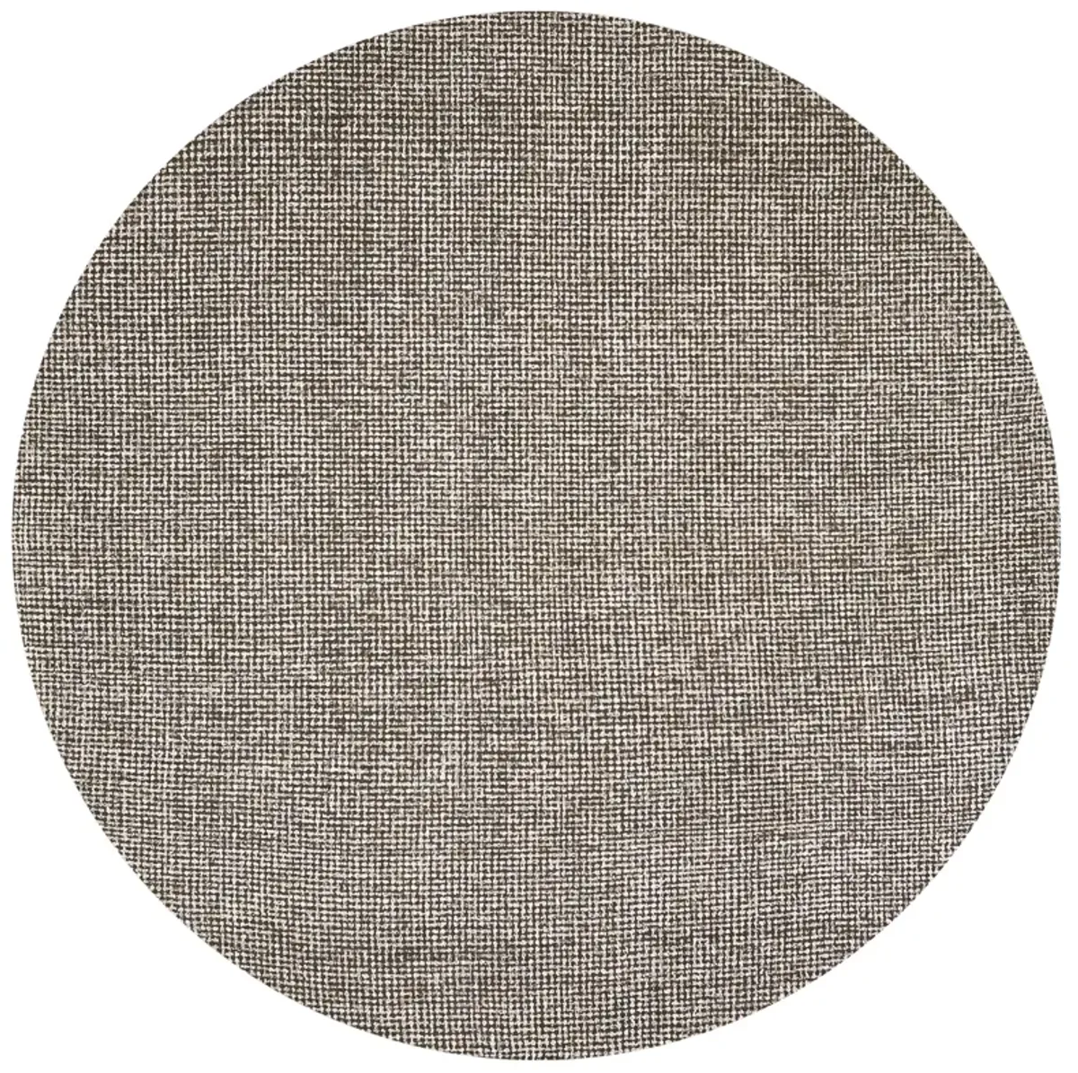 Brindleton Brown/Ivory Tweed Wool 8' x 8' Round Round  Rug