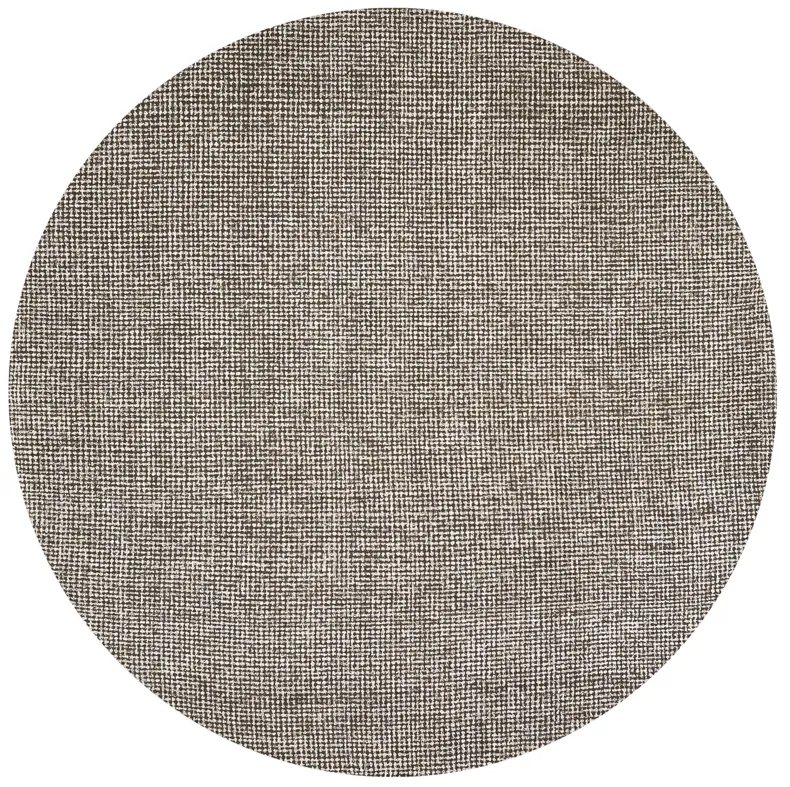 Brindleton Brown/Ivory Tweed Wool 8' x 8' Round Round  Rug