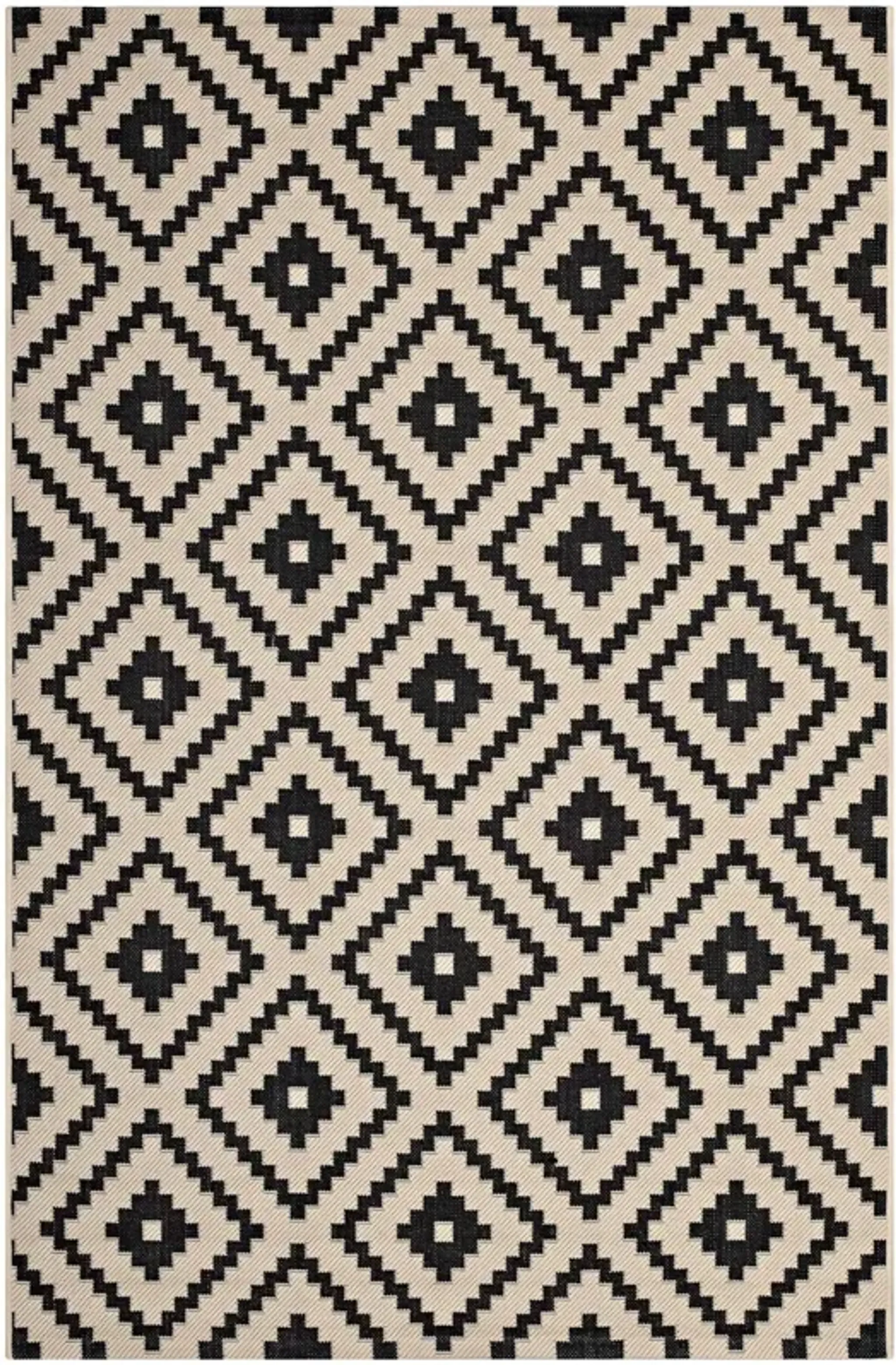 Perplex Geometric Diamond Trellis 5x8 Indoor And Outdoor Area Rug Mine ...