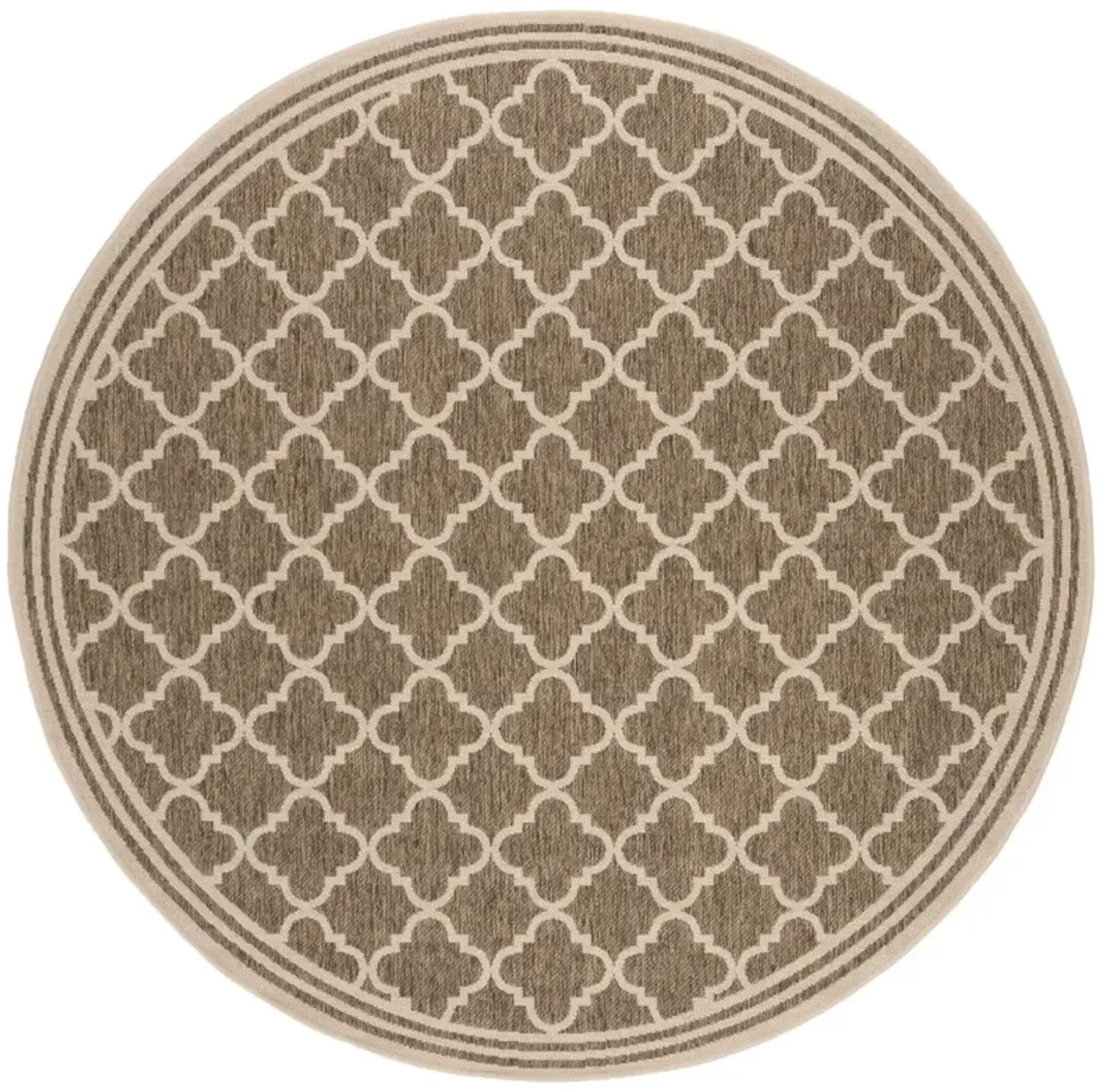 BEACH HOUSE 121 Beige 4' X 4' Round Round Rug