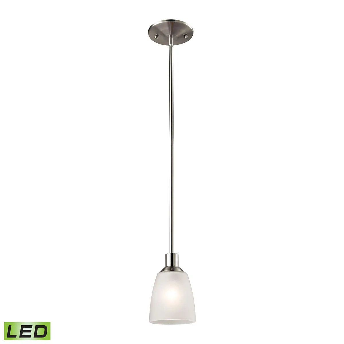 Jackson 4" Wide 1-Light Mini Pendant - Brushed Nickel