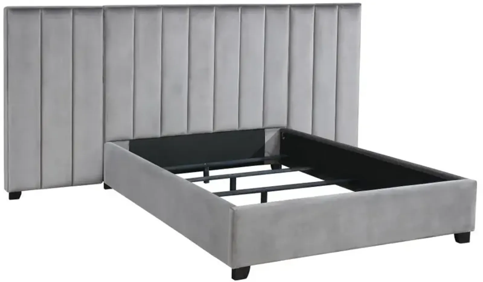 Arles Upholstered Bedroom Set with Side Panels