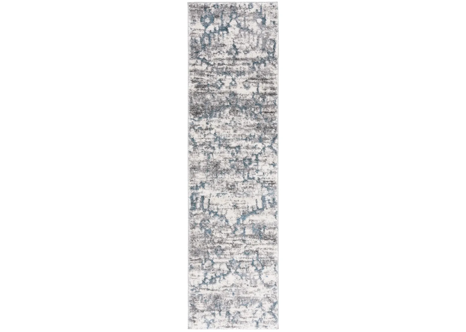 RAVINE SHAG 350 BLUE  2'-2' x 8' Runner Rug