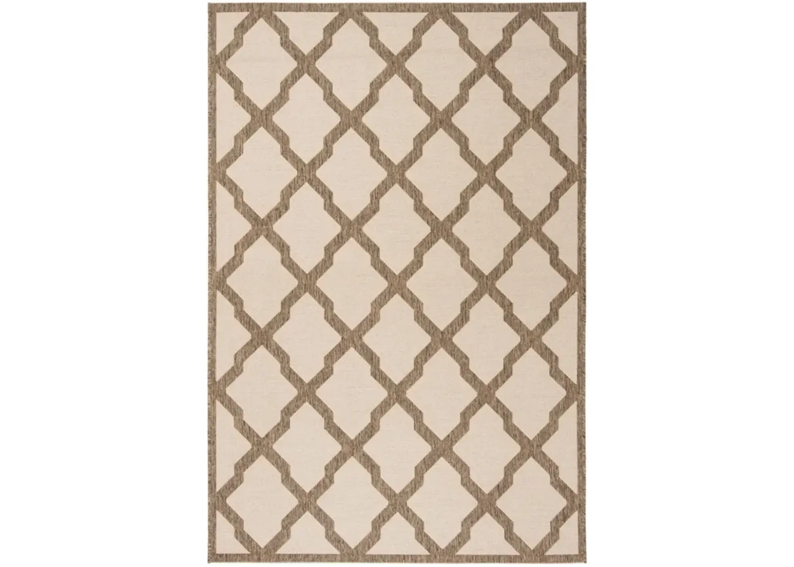 LINDEN 122 Collection LND122C-4 Cream / Beige 4' X 6'