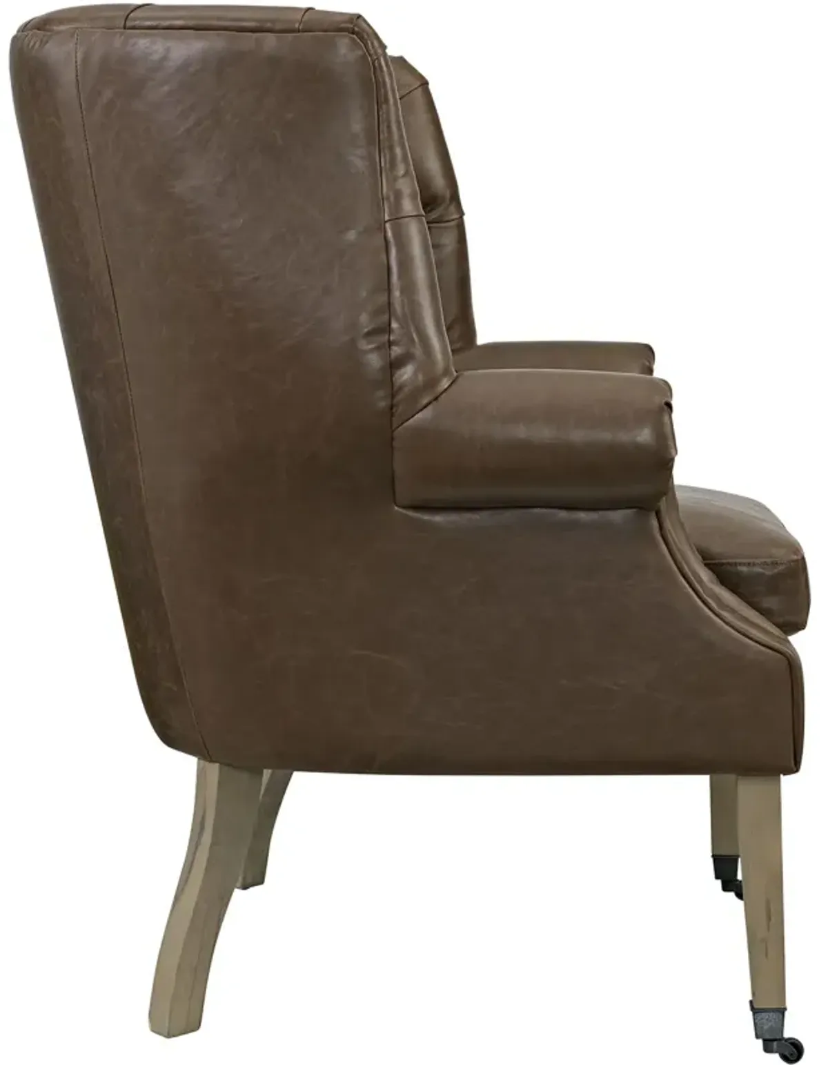 Chart Upholstered Vinyl Lounge Chair