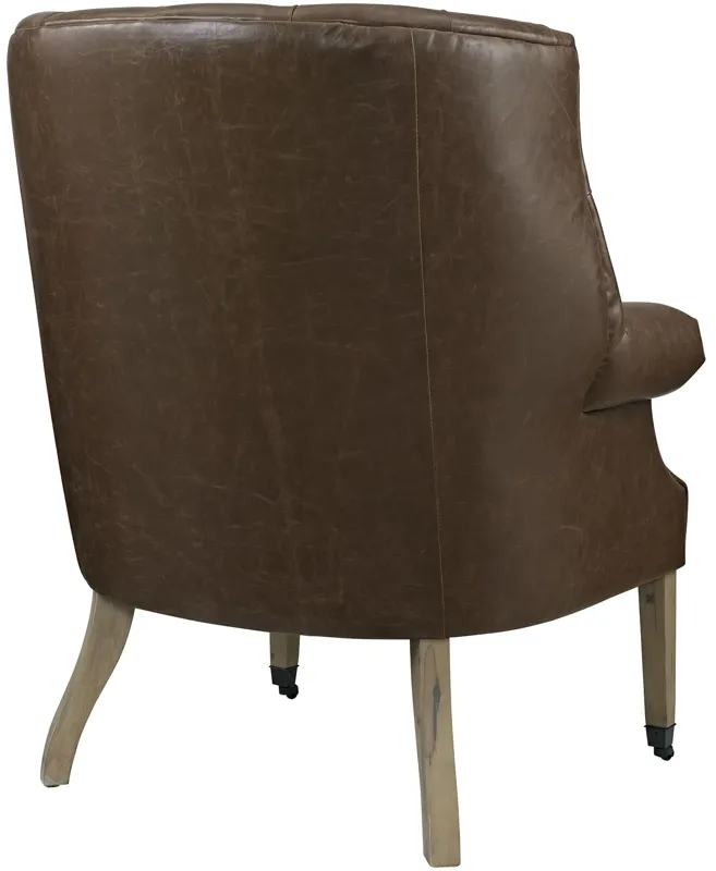 Chart Upholstered Vinyl Lounge Chair