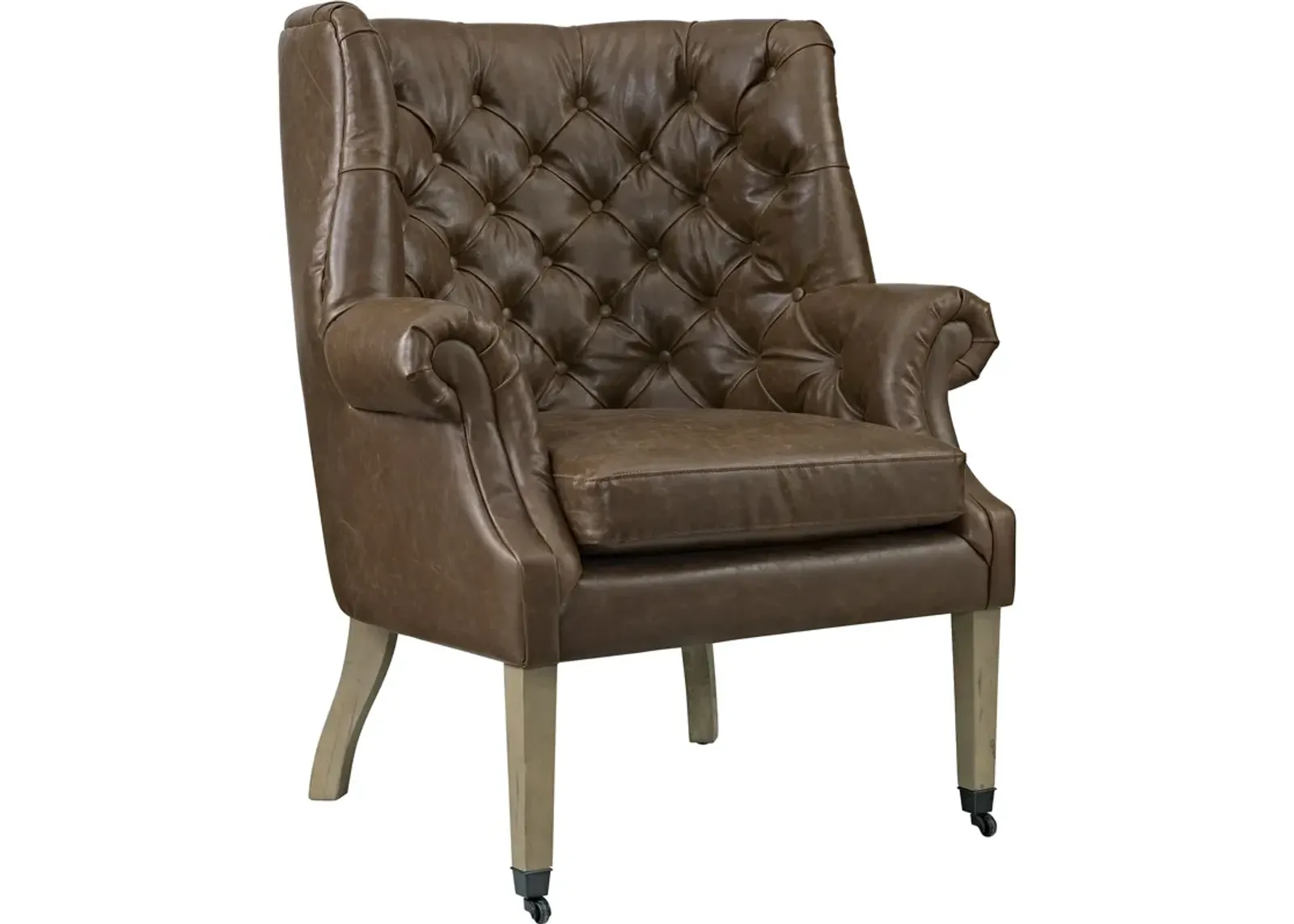 Chart Upholstered Vinyl Lounge Chair