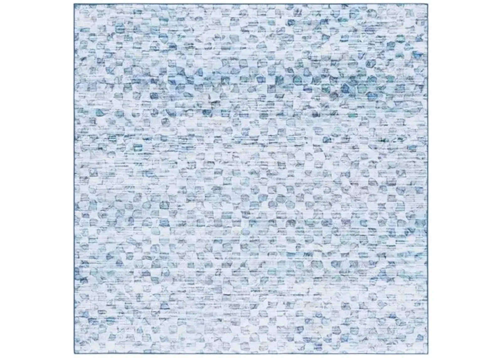 TACOMA 917 Blue  6' X 6' Square Square Rug