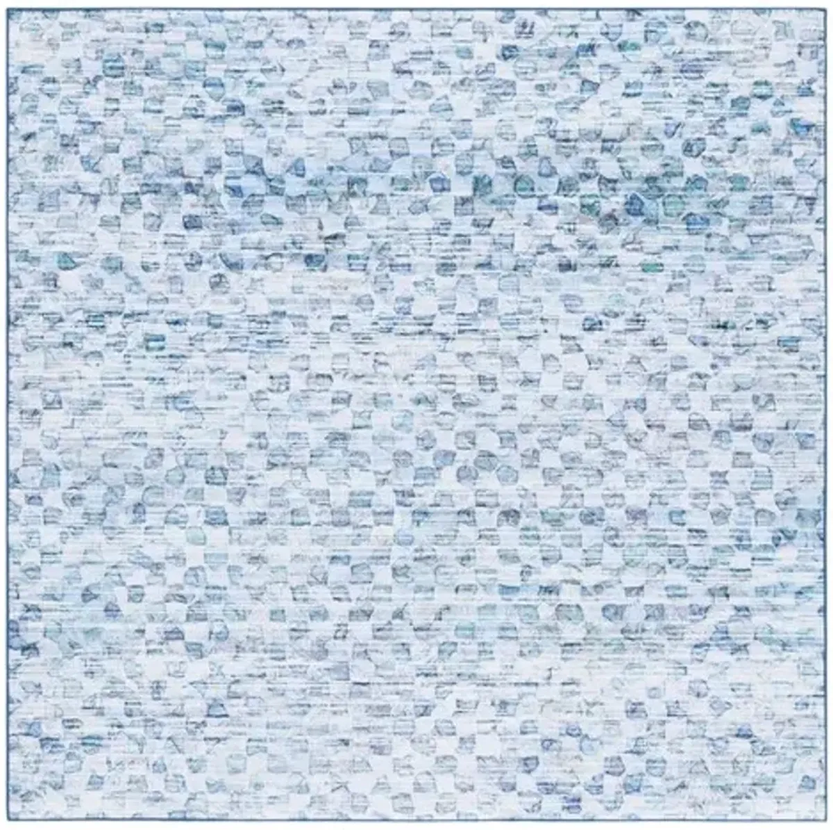 TACOMA 917 Blue  6' X 6' Square Square Rug