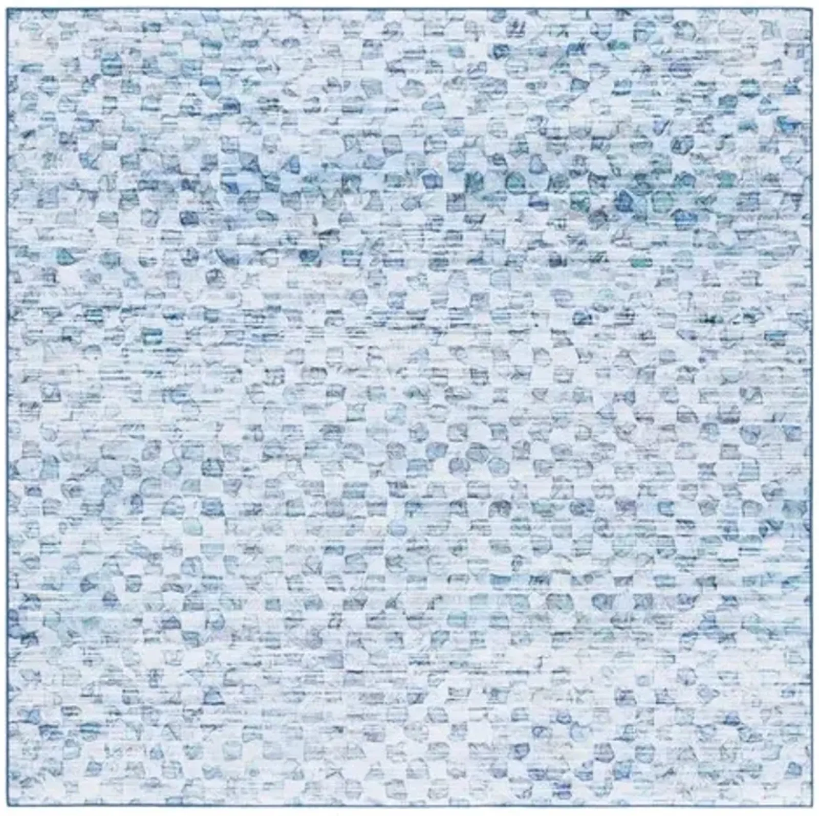 TACOMA 917 Blue  6' X 6' Square Square Rug