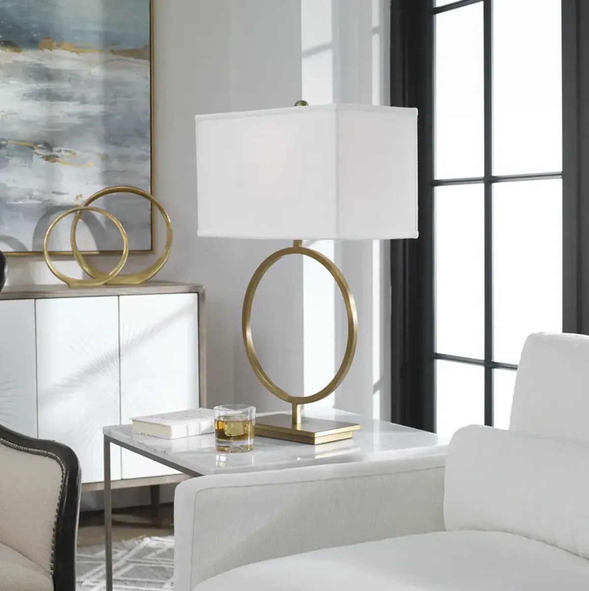 Duara Circle Table Lamp