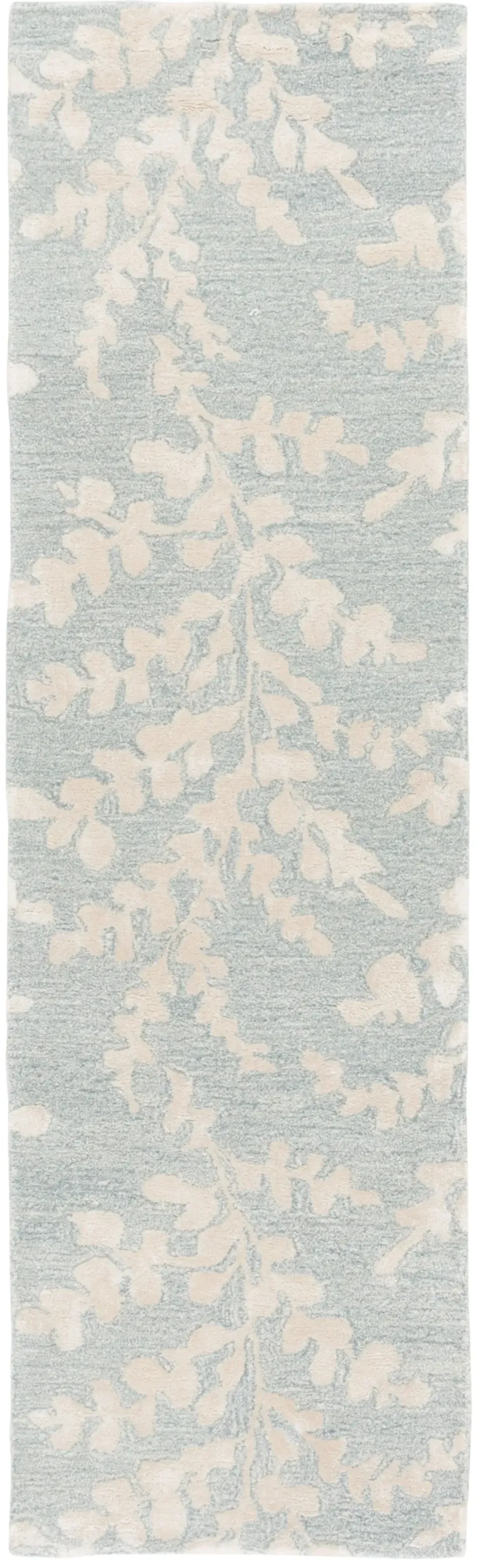 GLAMOUR 542 BLUE  2'-3' x 8' Runner Rug