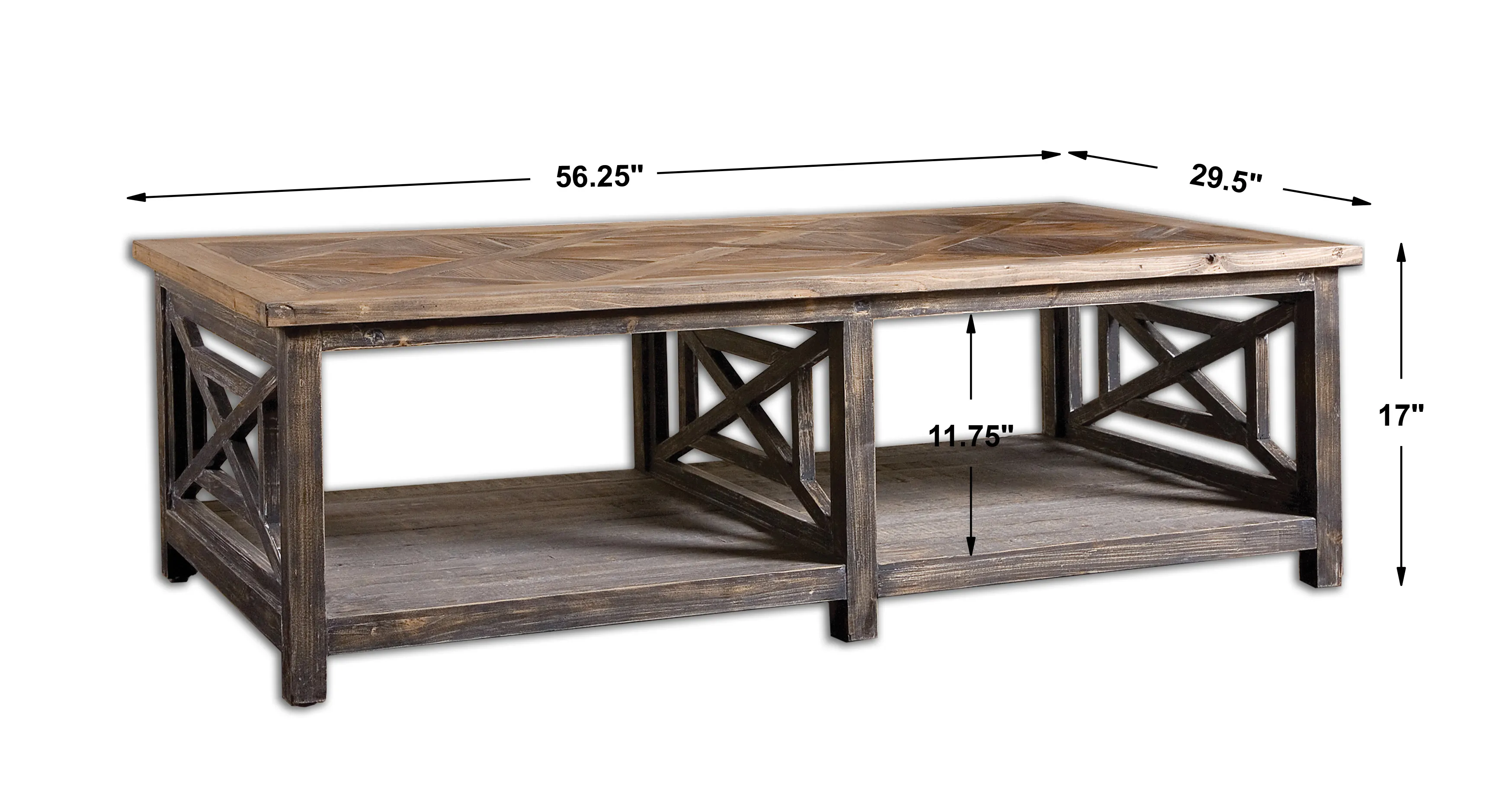 Spiro Reclaimed Wood Cocktail Table