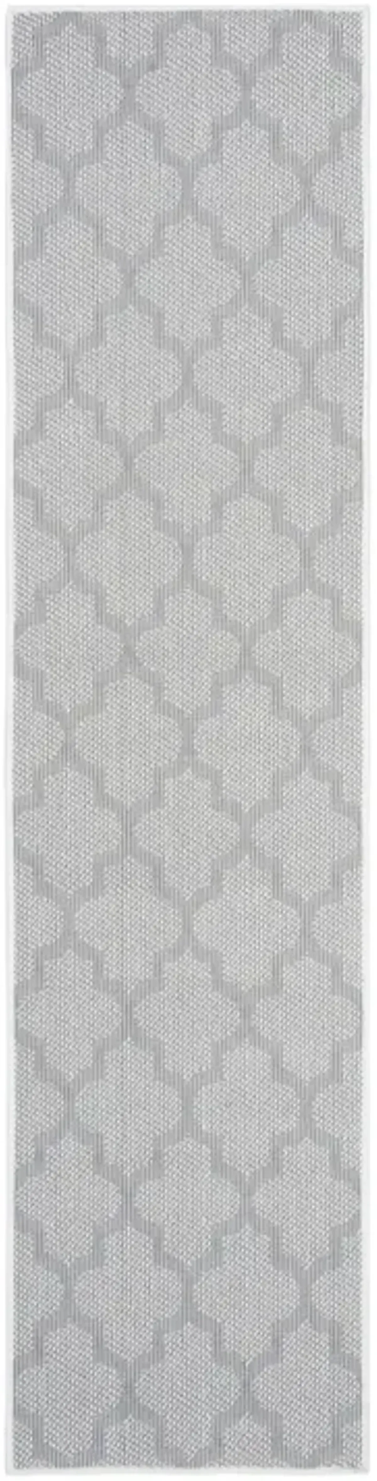 Safavieh BERMUDA 800 Collection BMU804A-28 Ivory / Light Grey 2' X 8'