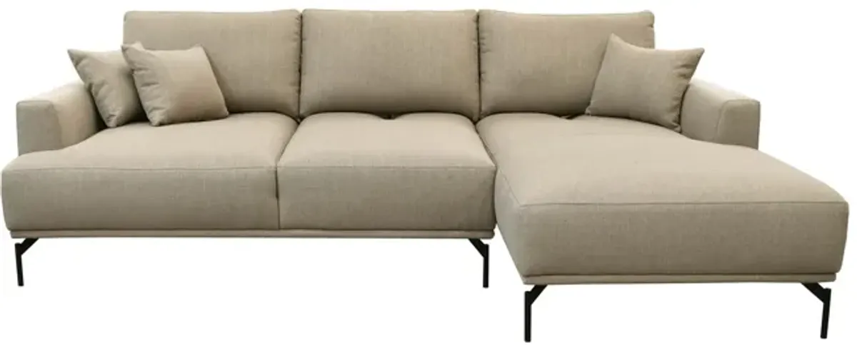 Valentino Adjustable Back Right Sectional