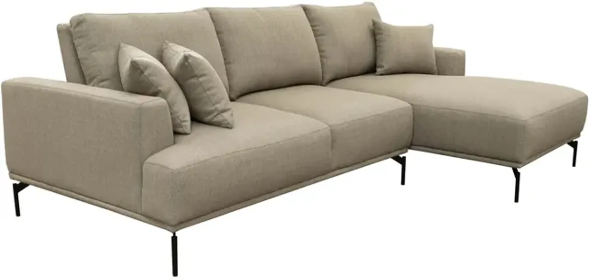 Valentino Adjustable Back Right Sectional