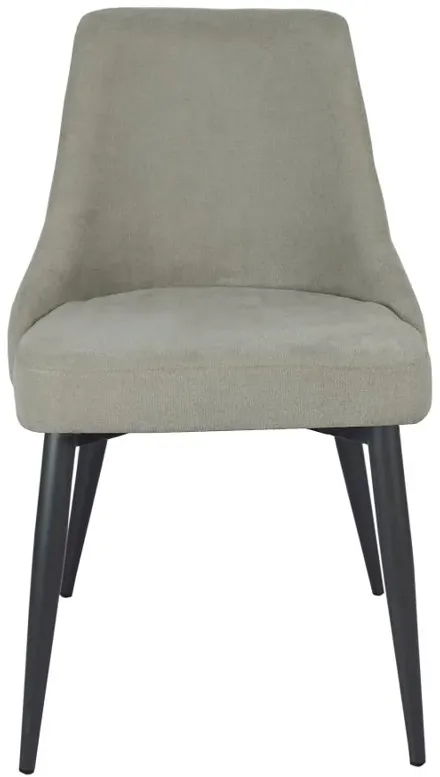 Crossabeg Upholstered Curved Back Side Chairs (Set of 2)